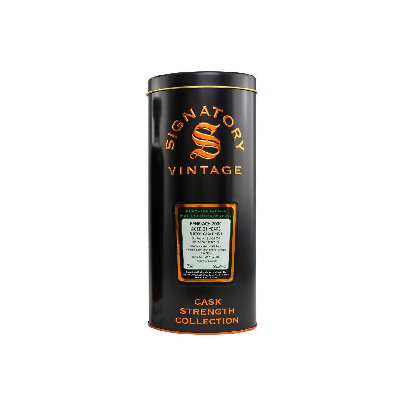 BenRiach Cask Strength Collection 2000 21 Years Single Malt Whisky 2