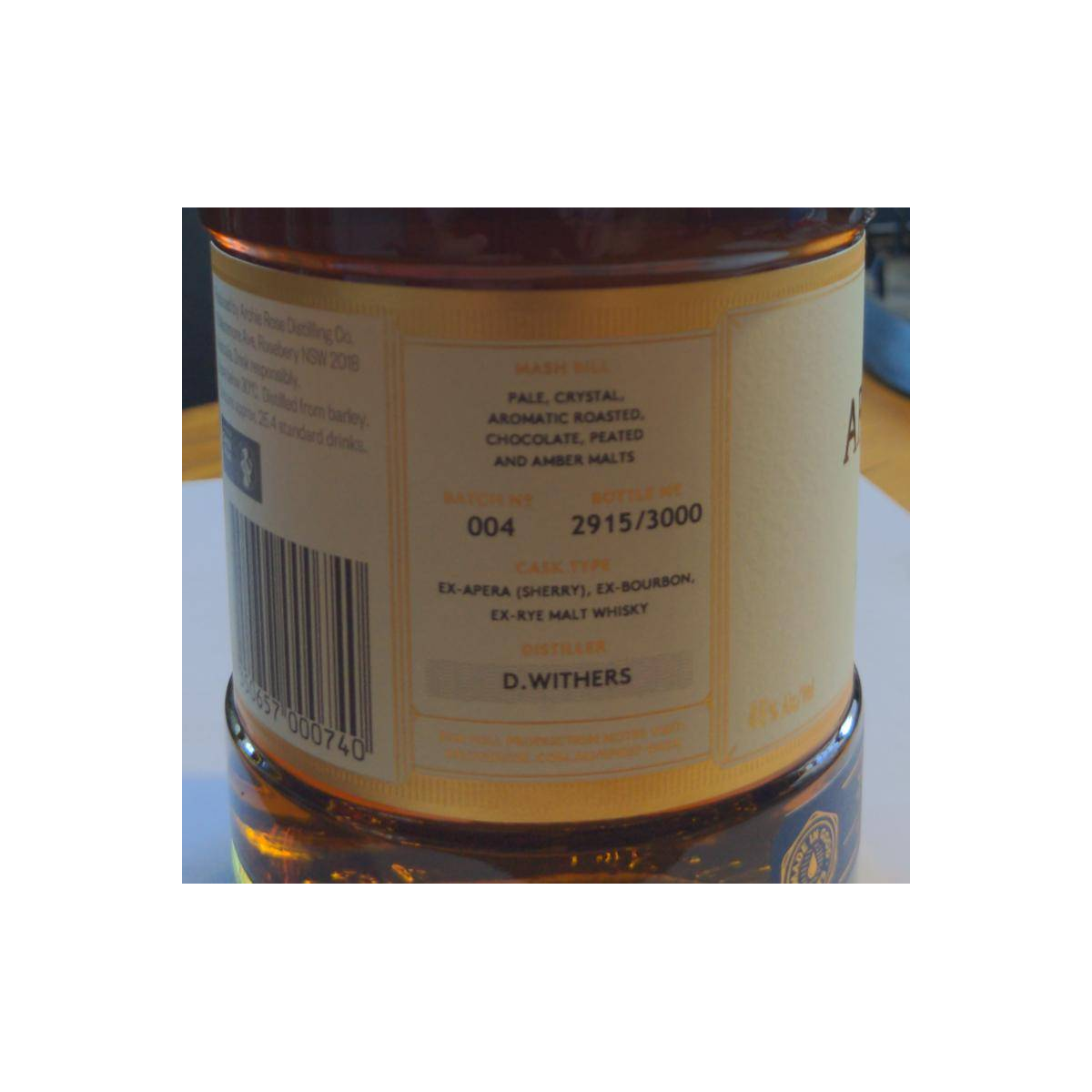 Archie Rose Single Malt Whisky 3