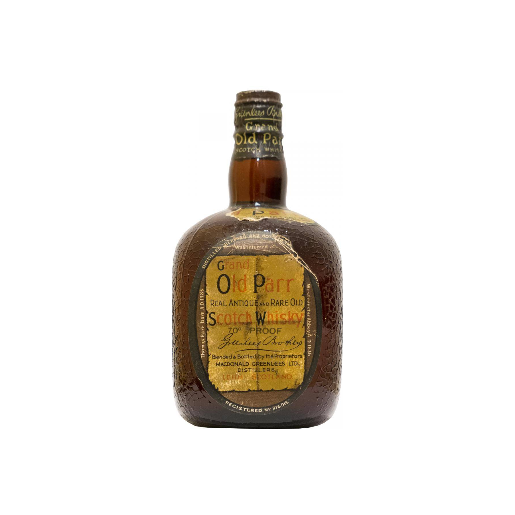 Grand Old Parr Real Antique and Rare Old Scotch Whisky