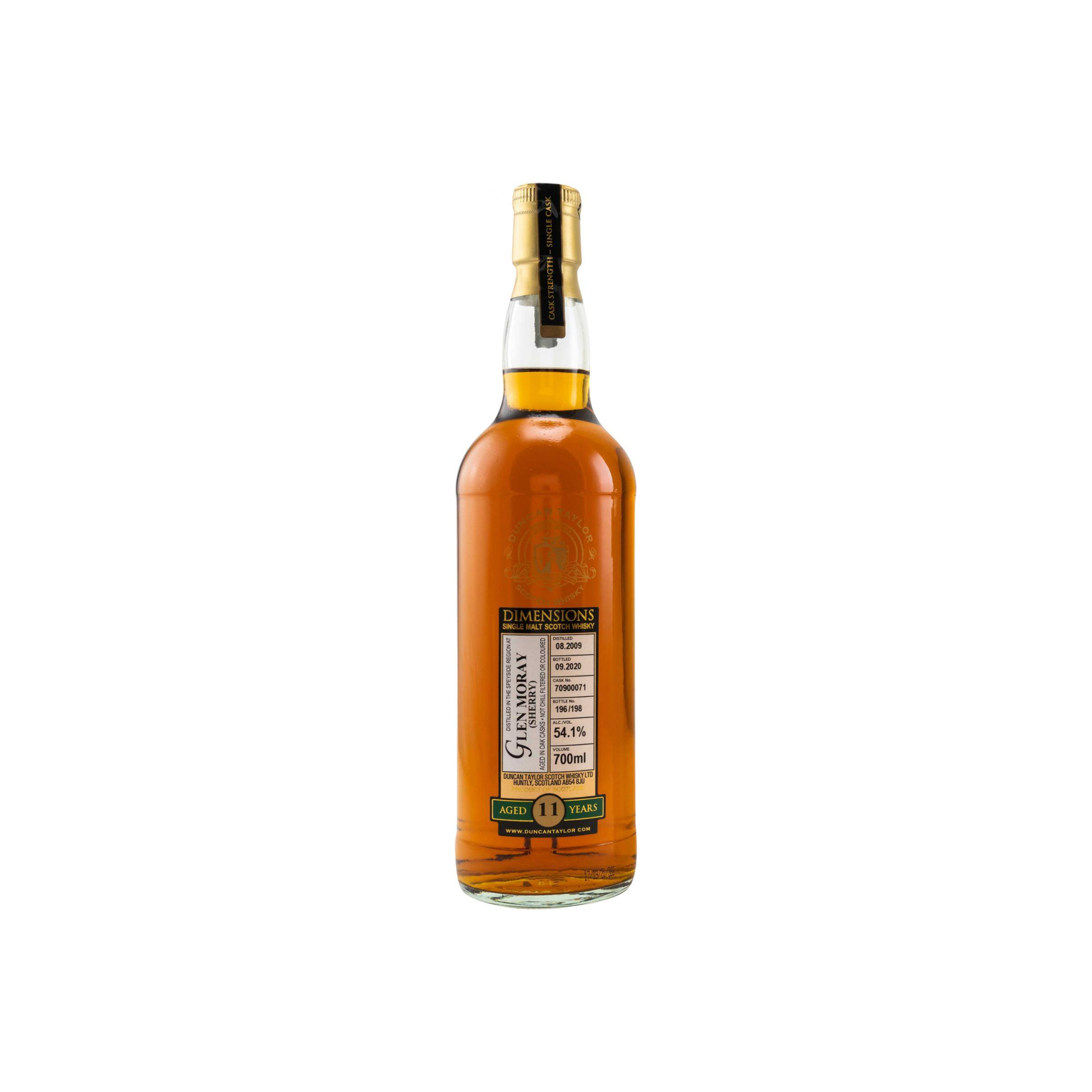 Glen Moray Dimensions 2009 11 Years Single Malt Whisky