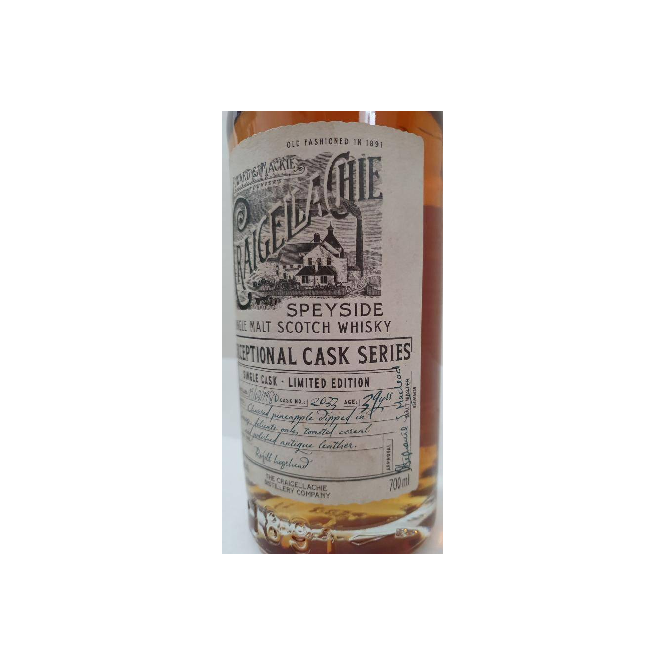 Craigellachie 1980 39 Years Single Malt Whisky 2