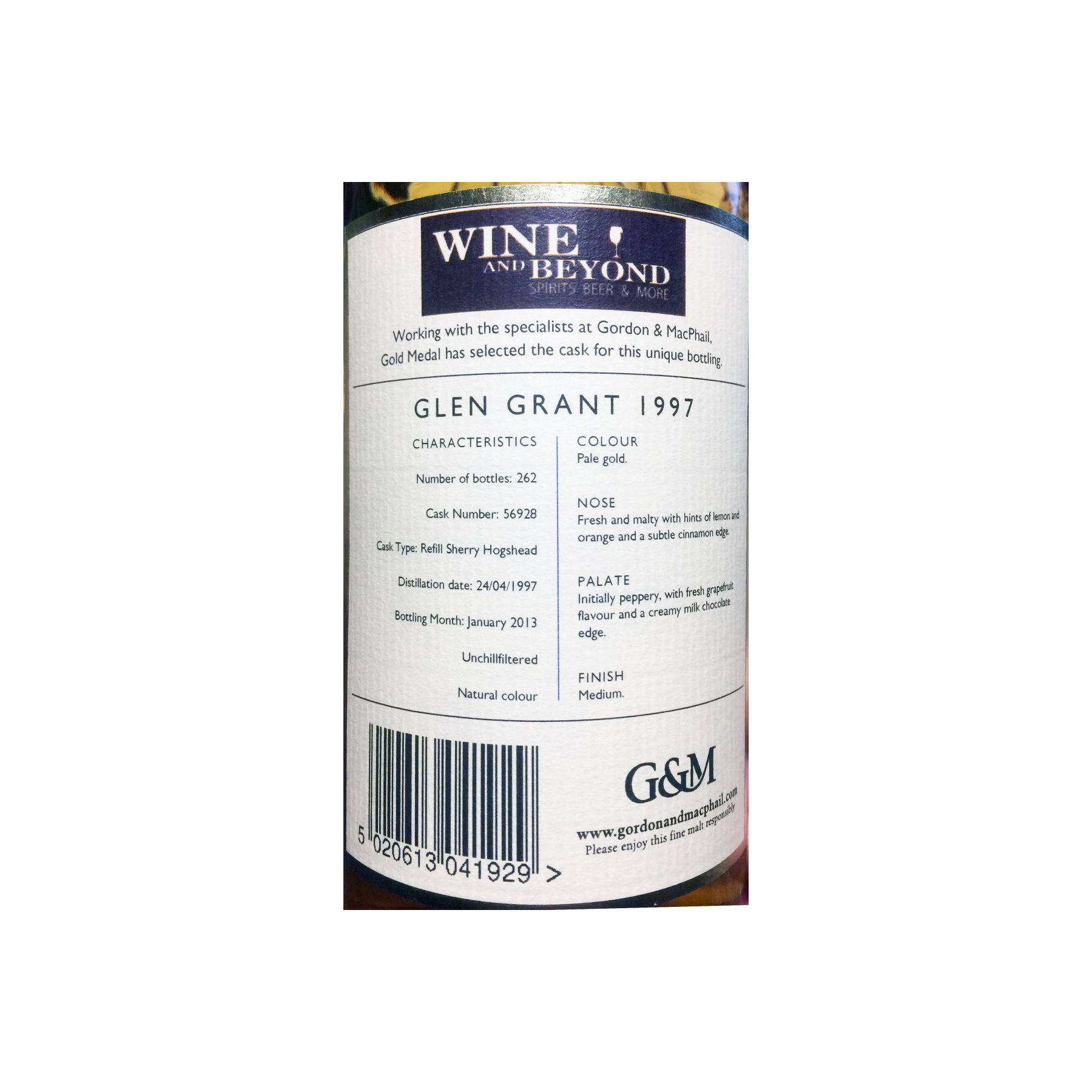 Glen Grant Reserve 1997 15 Years Single Malt Whisky