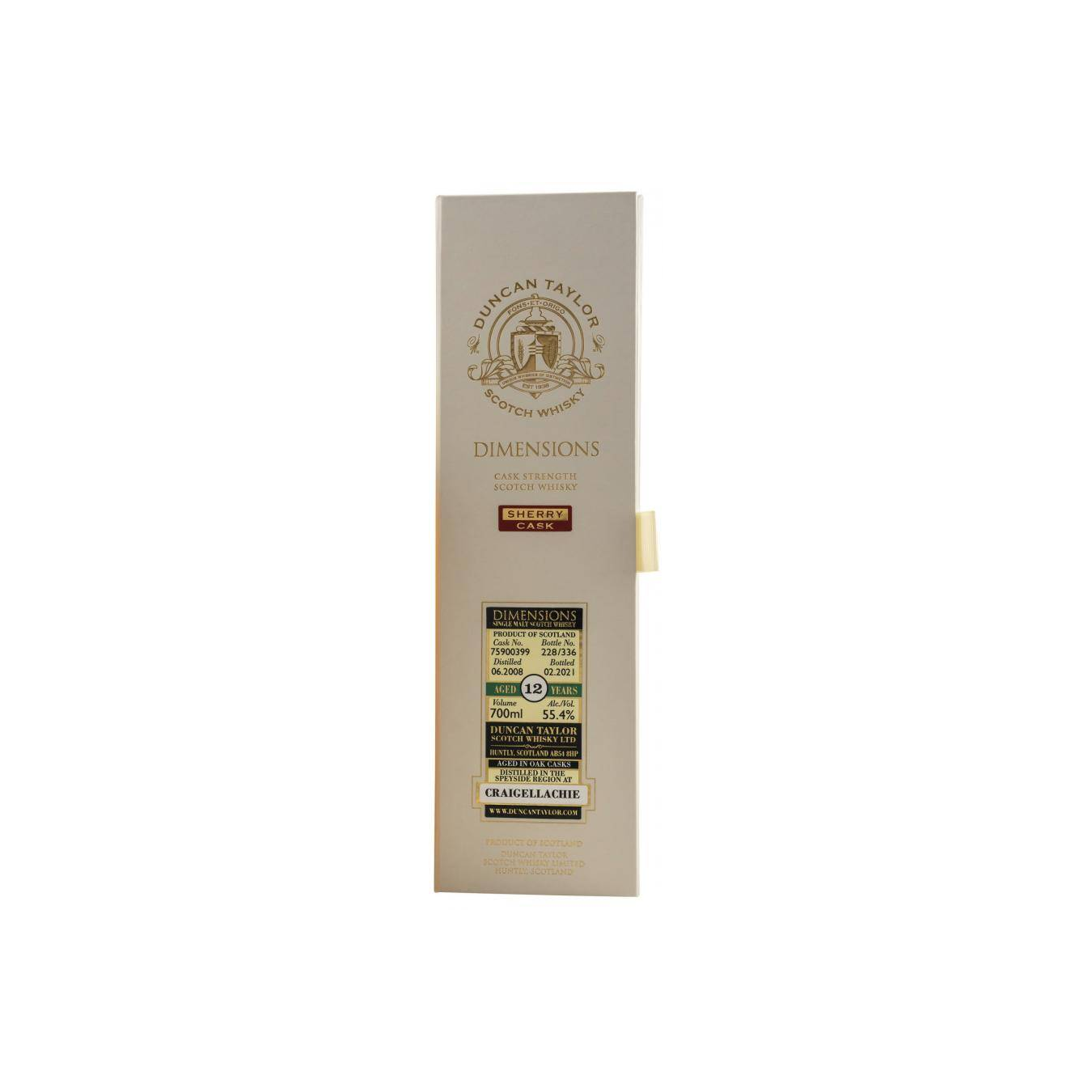 Craigellachie Dimensions 2008 12 Years Single Malt Whisky 2