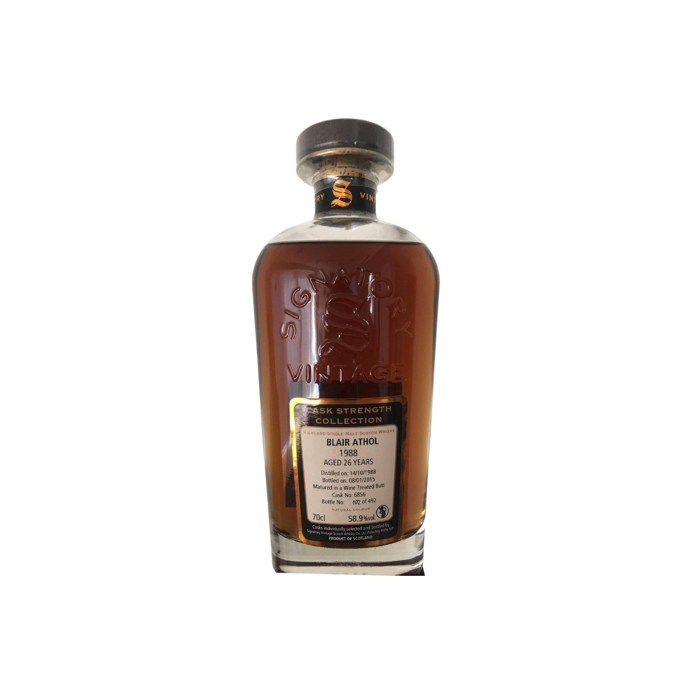 Blair Athol Cask Strength Collection 1988 26 Years Single Malt Whisky