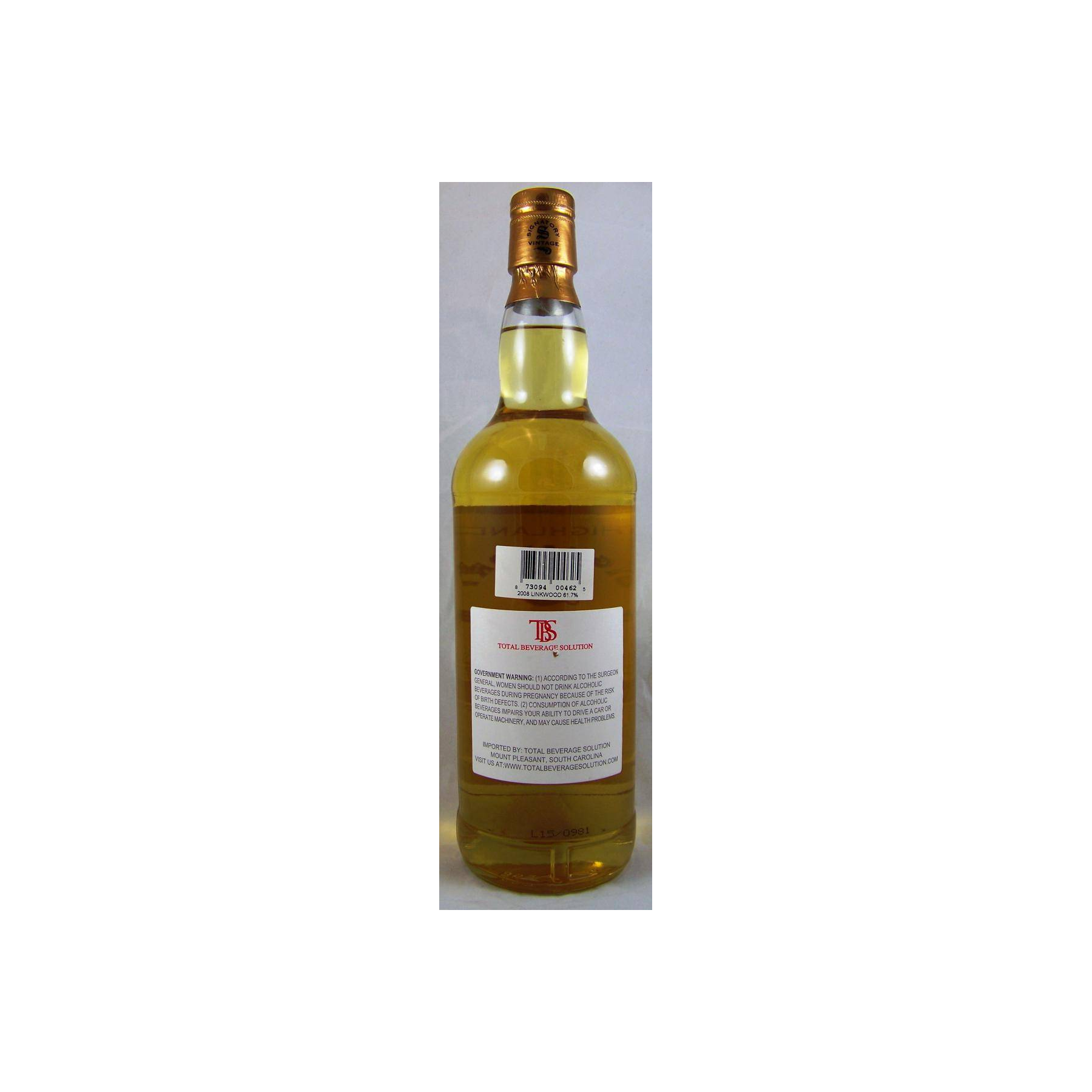 Linkwood 2008 7 Years Single Malt Whisky 2