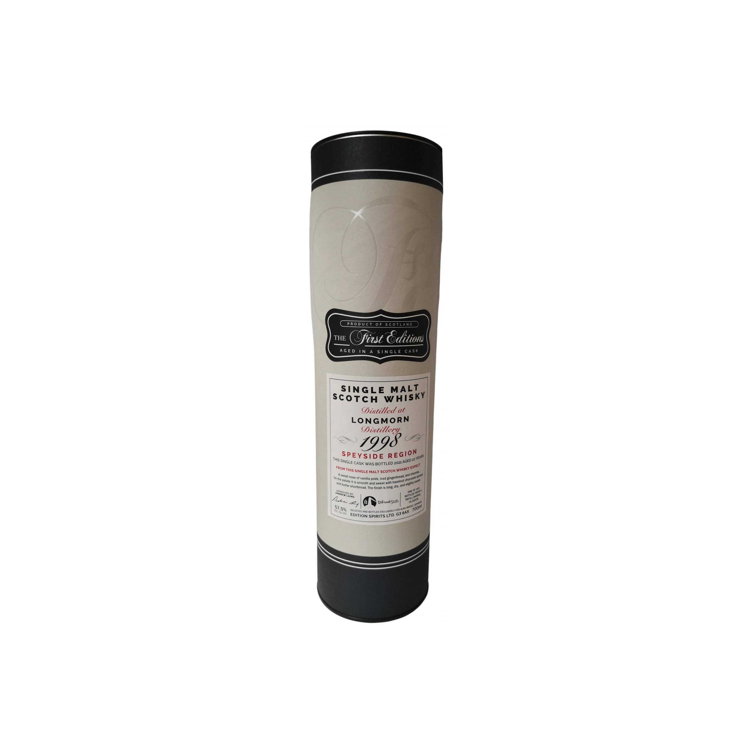 Longmorn The First Editions 1998 22 Years Single Malt Whisky 2