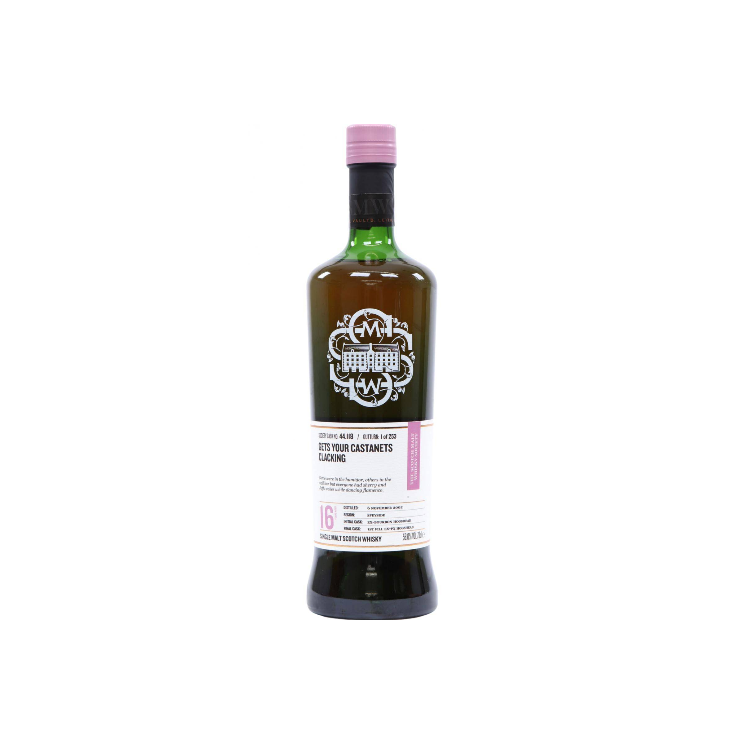The Scotch Malt Whisky Society 2002 16 Years Single Malt Whisky