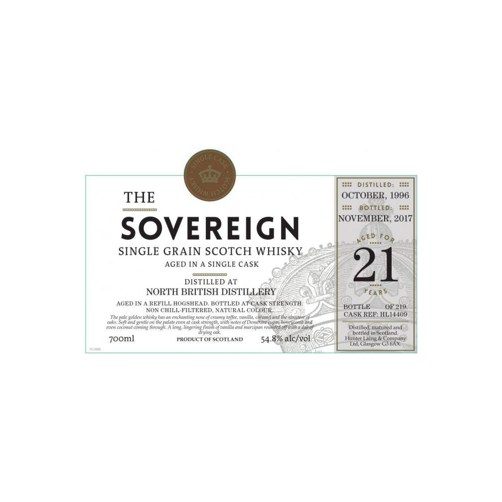 North British 1996 21 Years Single Grain Whisky