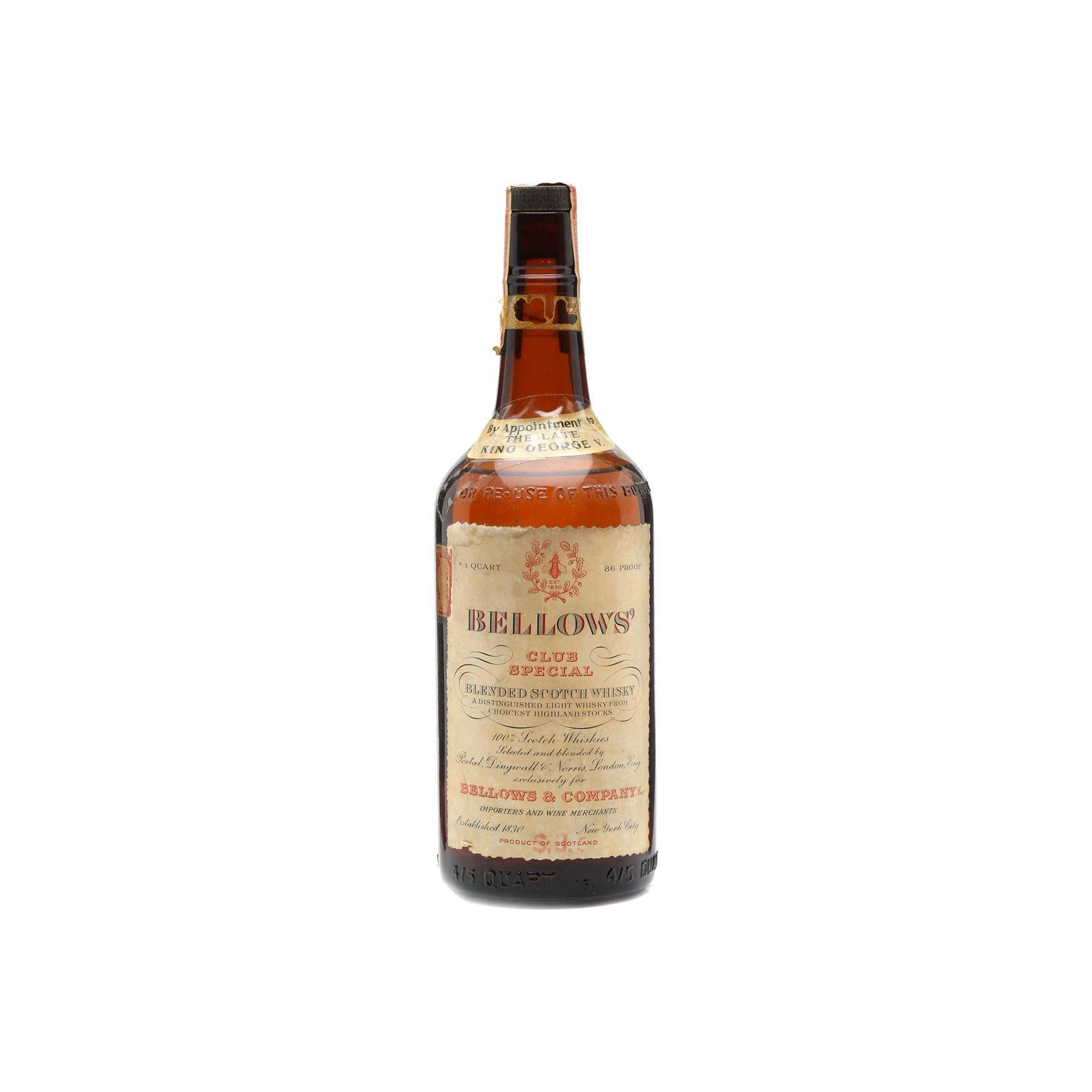 Bellows & Company Bellows' Club Special