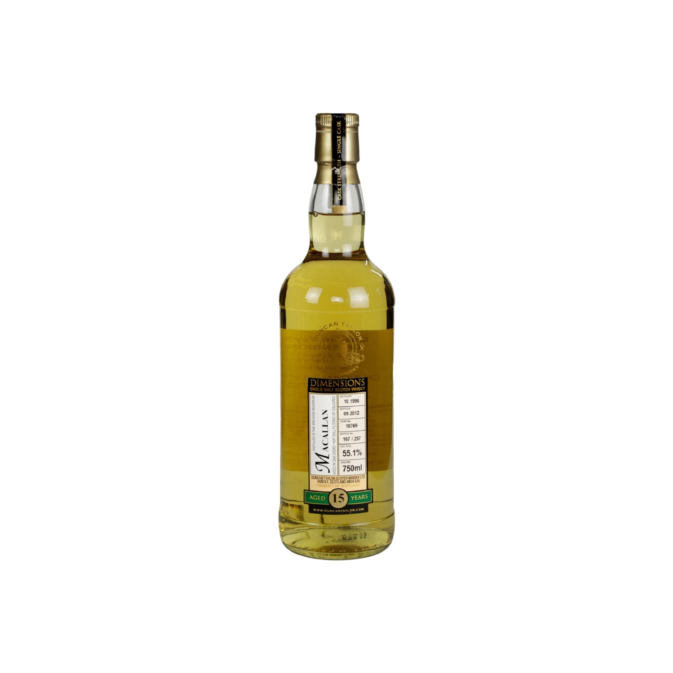 The Macallan Dimensions 1996 15 Years Single Malt Whisky