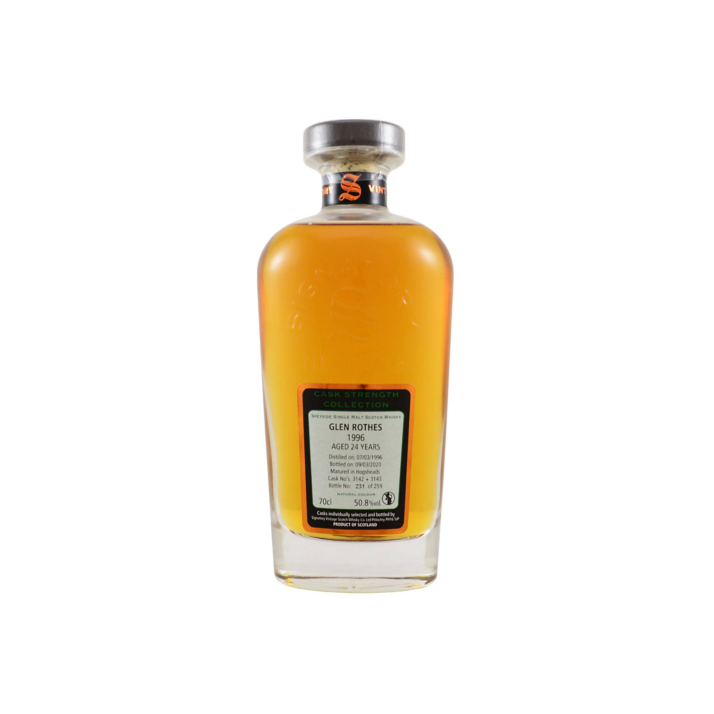 The Glenrothes Cask Strength Collection 1996 24 Years Single Malt Whisky