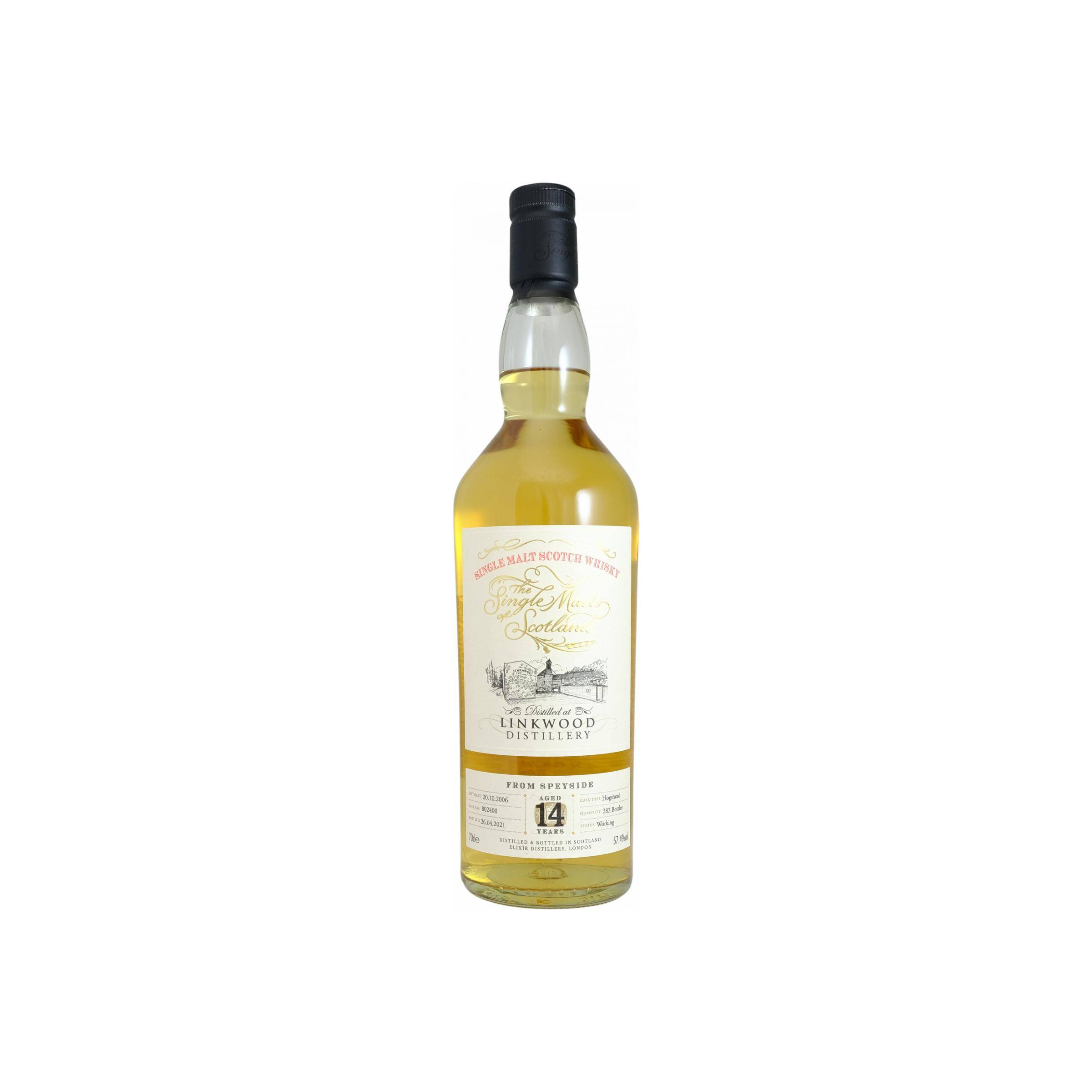 Linkwood The Single Malts of Scotland 2006 14 Years Single Malt Whisky