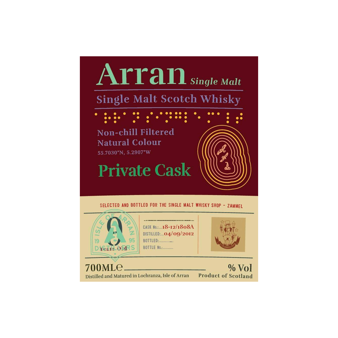 Arran Private Cask 2012 9 Years Single Malt Whisky 3