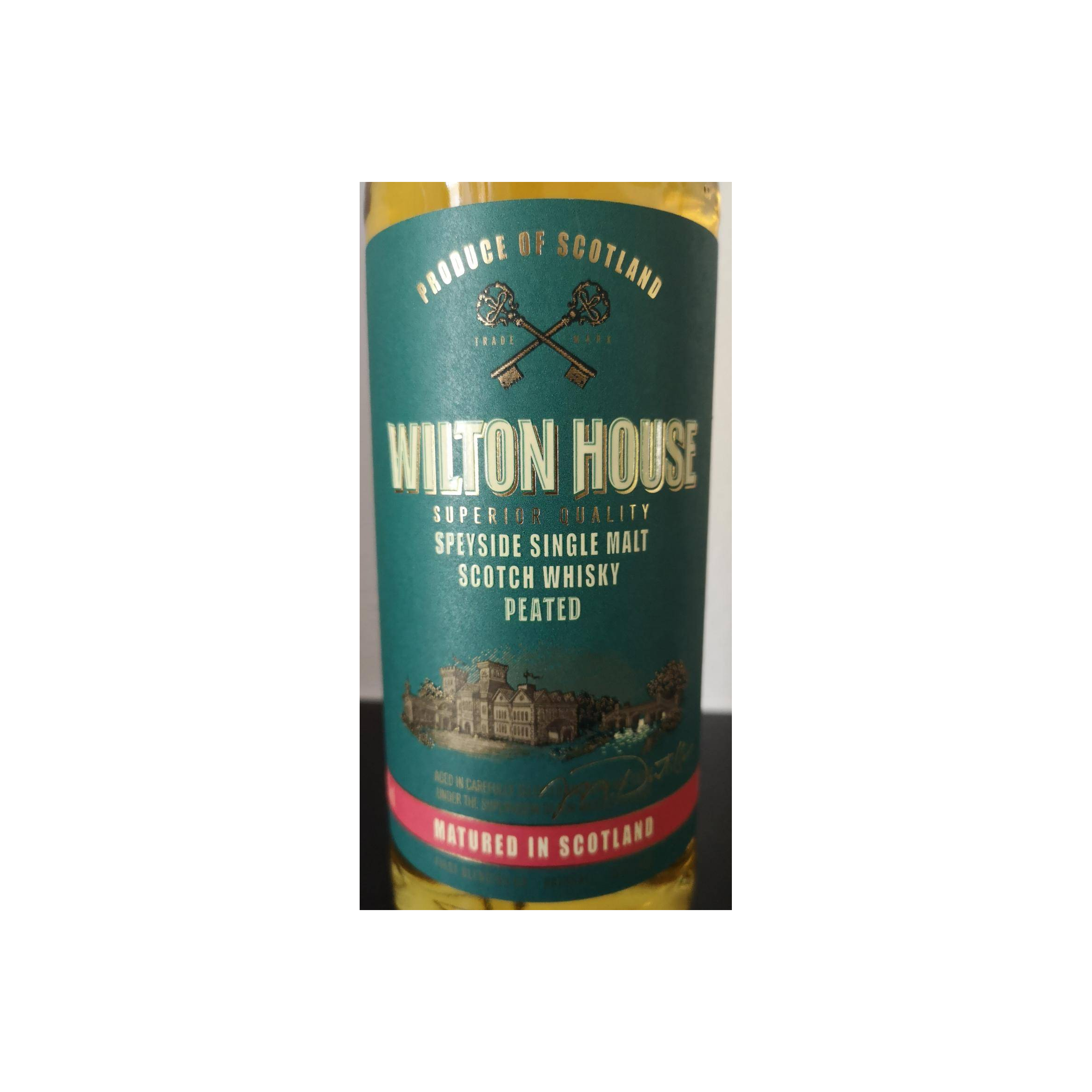 Wilton House Speyside Single Malt Scotch Whisky Peated 2