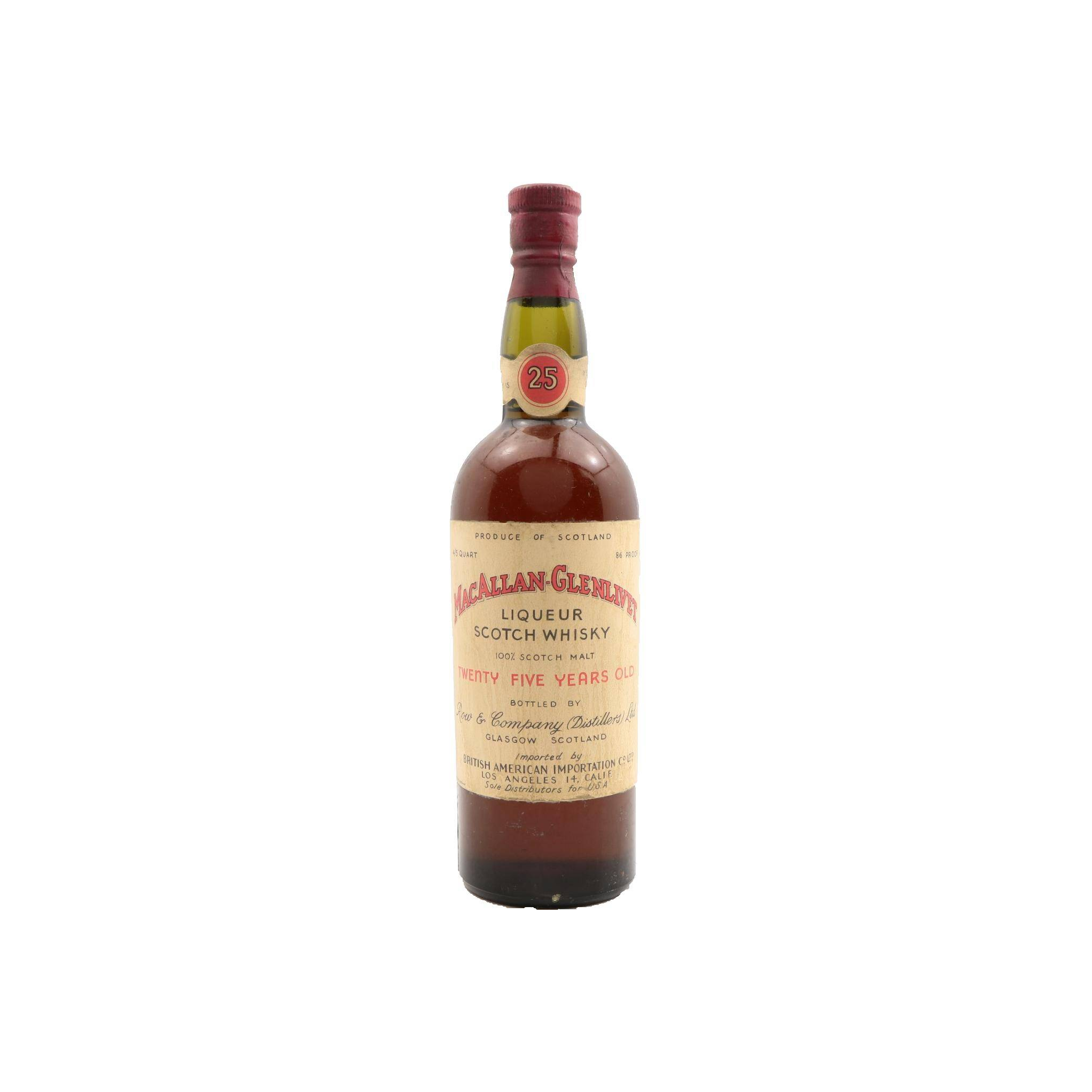 The Macallan 25 Years Single Malt Whisky