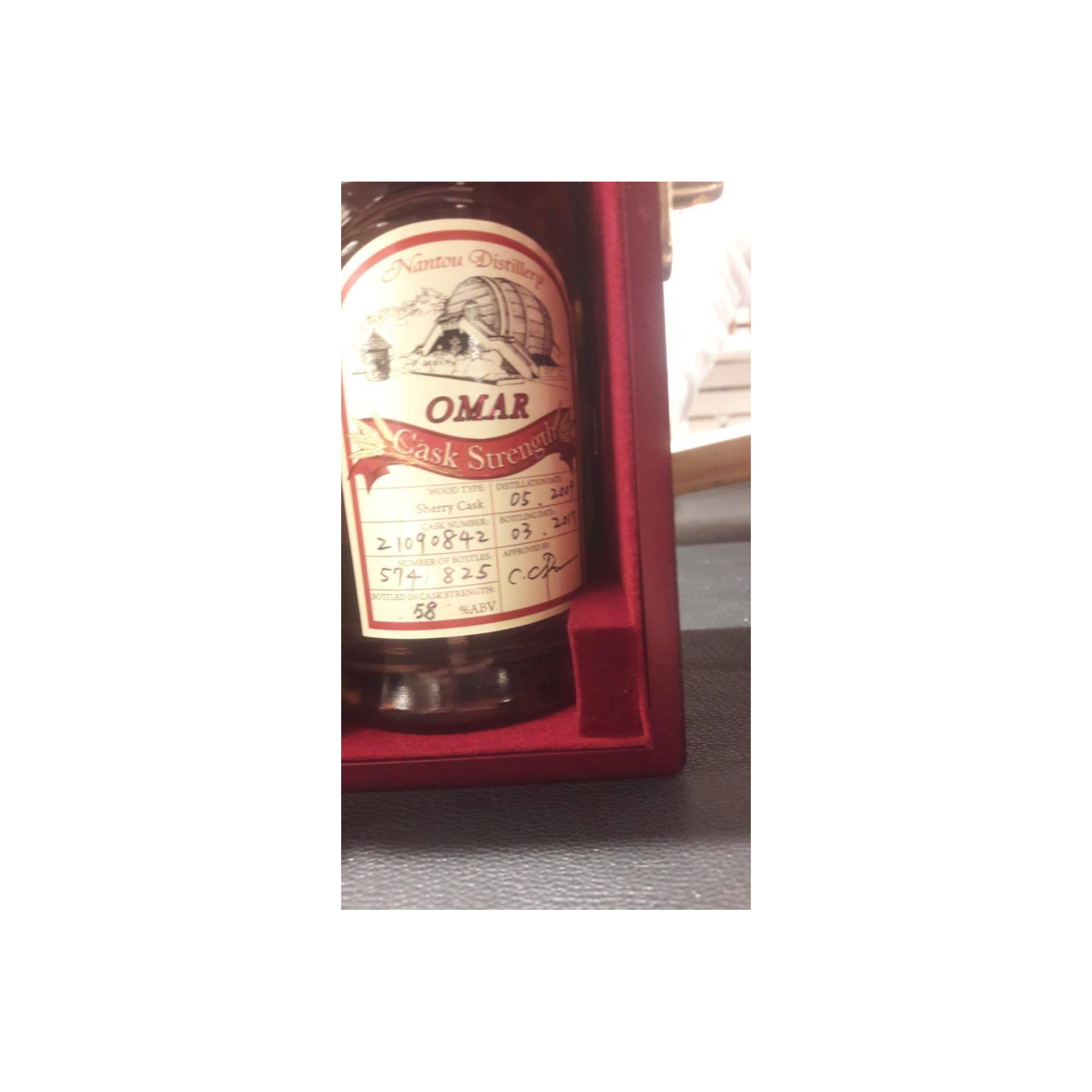 Omar Cask Strength Collection 2009 7 Years Single Malt Whisky