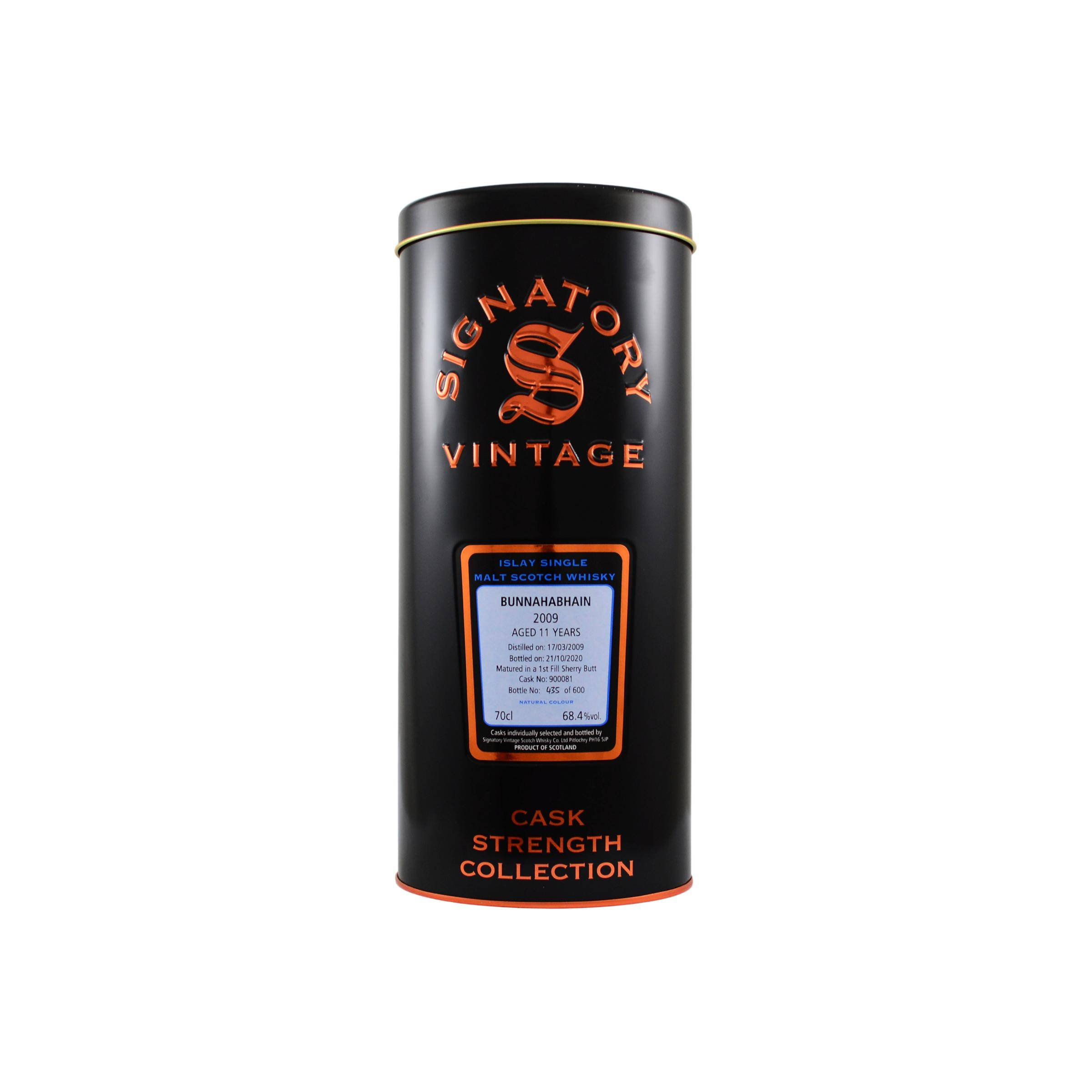 Bunnahabhain Cask Strength Collection 2009 11 Years Single Malt Whisky 2