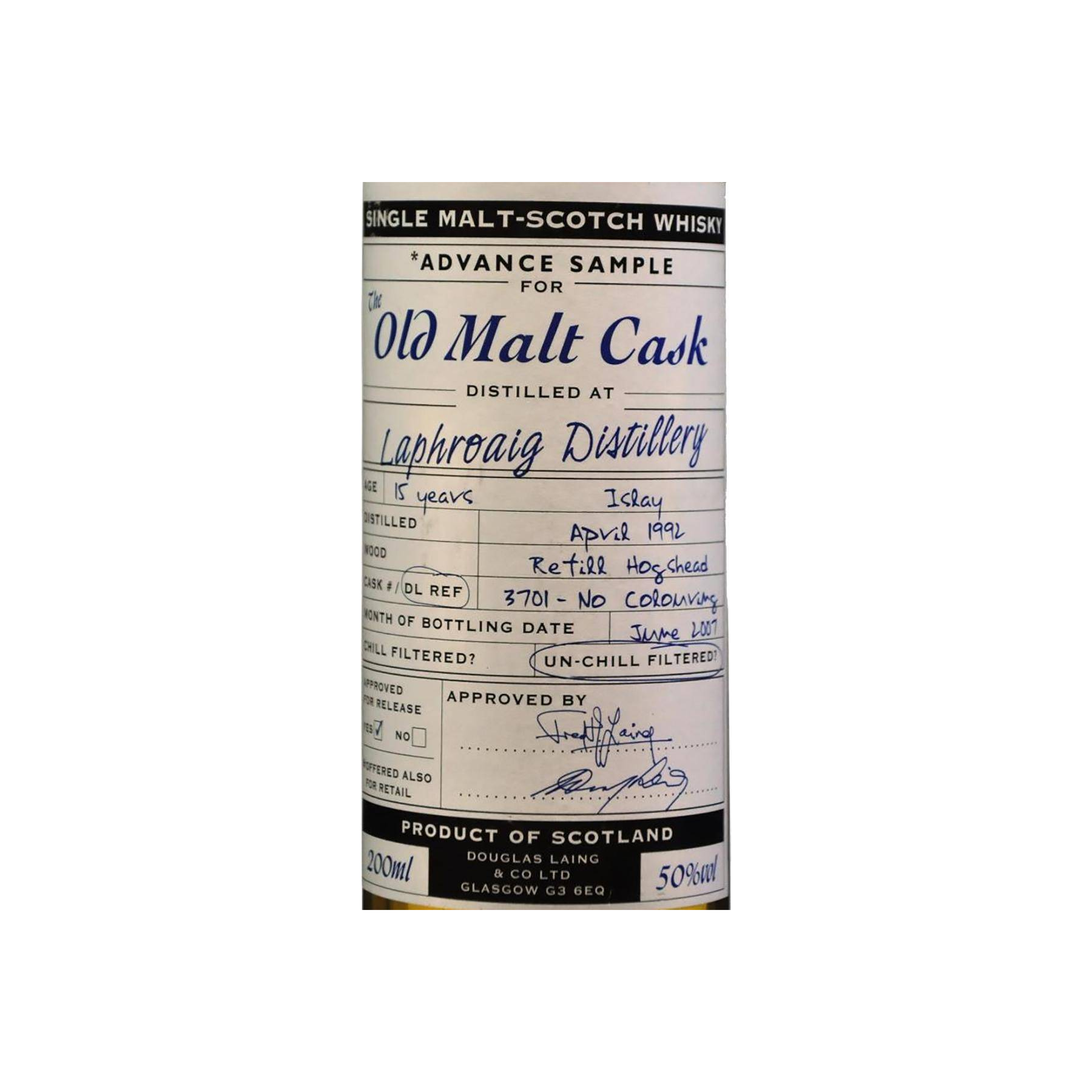 Laphroaig 1992 15 Years Single Malt Whisky 2