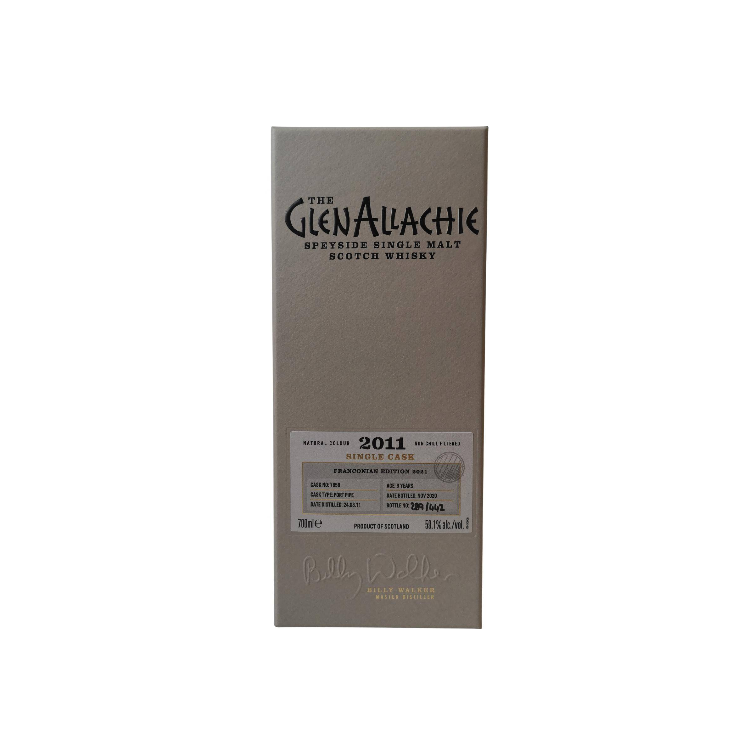 The GlenAllachie Single Cask 2011 9 Years Single Malt Whisky 2