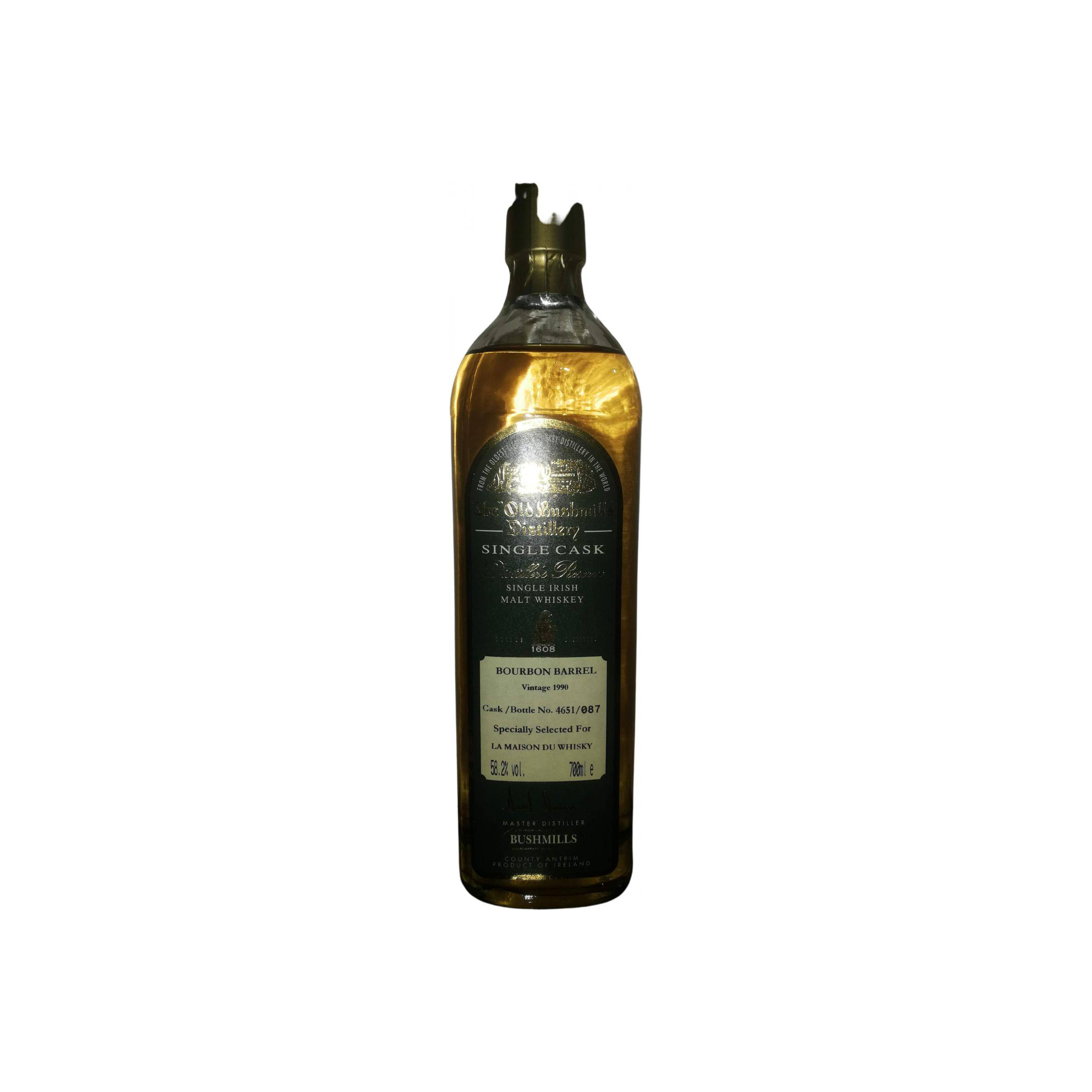 The "Old Bushmills" Distillery Single Cask Distillers Reserve