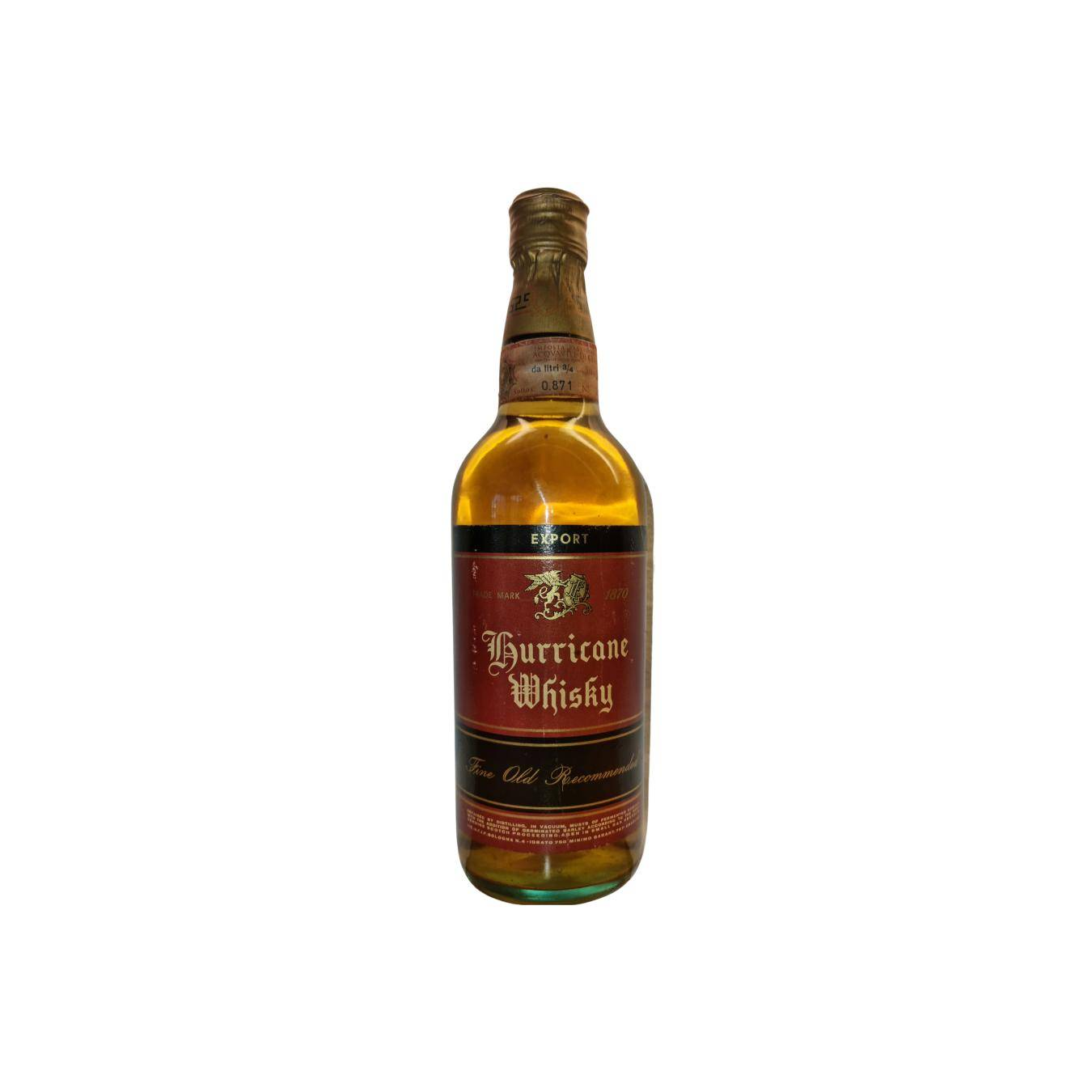 Hurricane Whisky Export