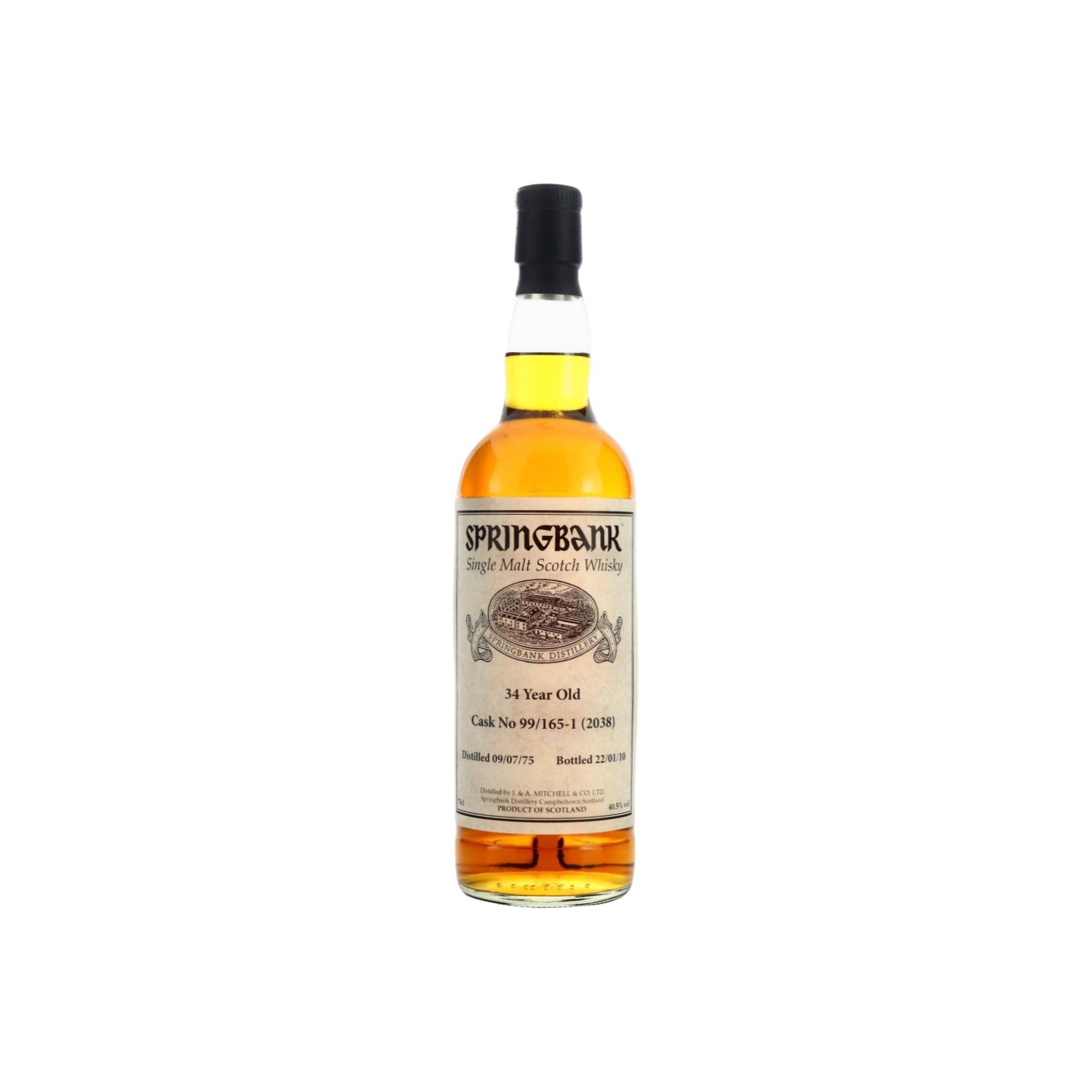 Springbank Private Bottling 1975 34 Years Single Malt Whisky