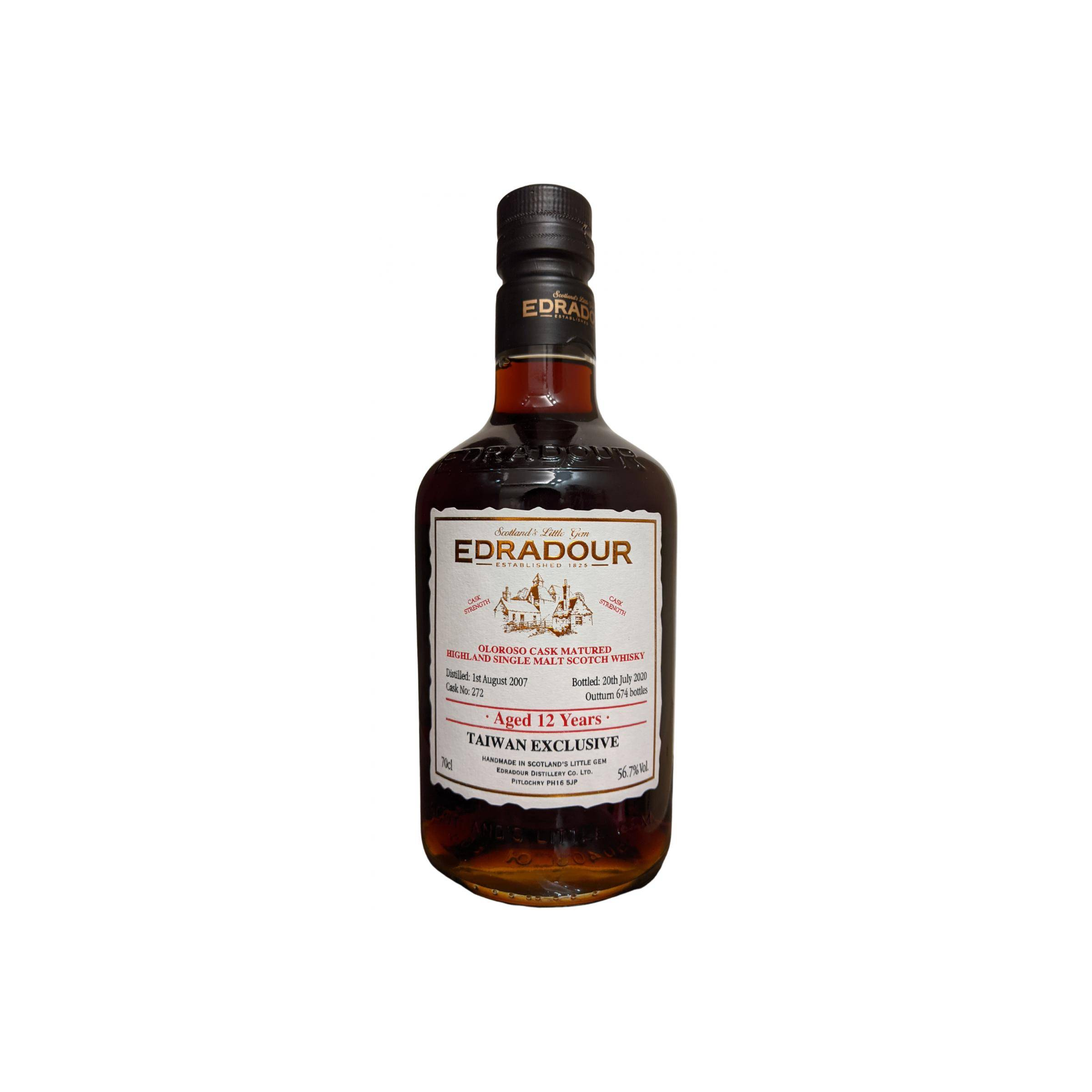 Edradour 2007 12 Years Single Malt Whisky