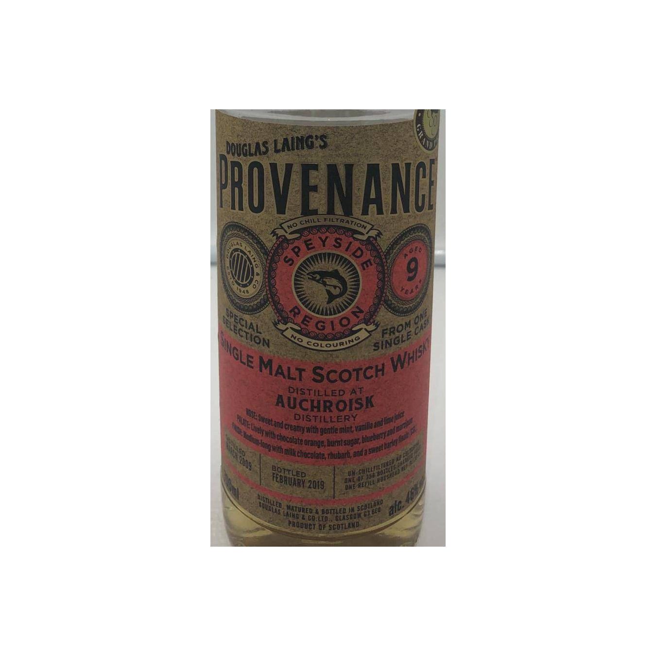 Auchroisk 2009 9 Years Single Malt Whisky