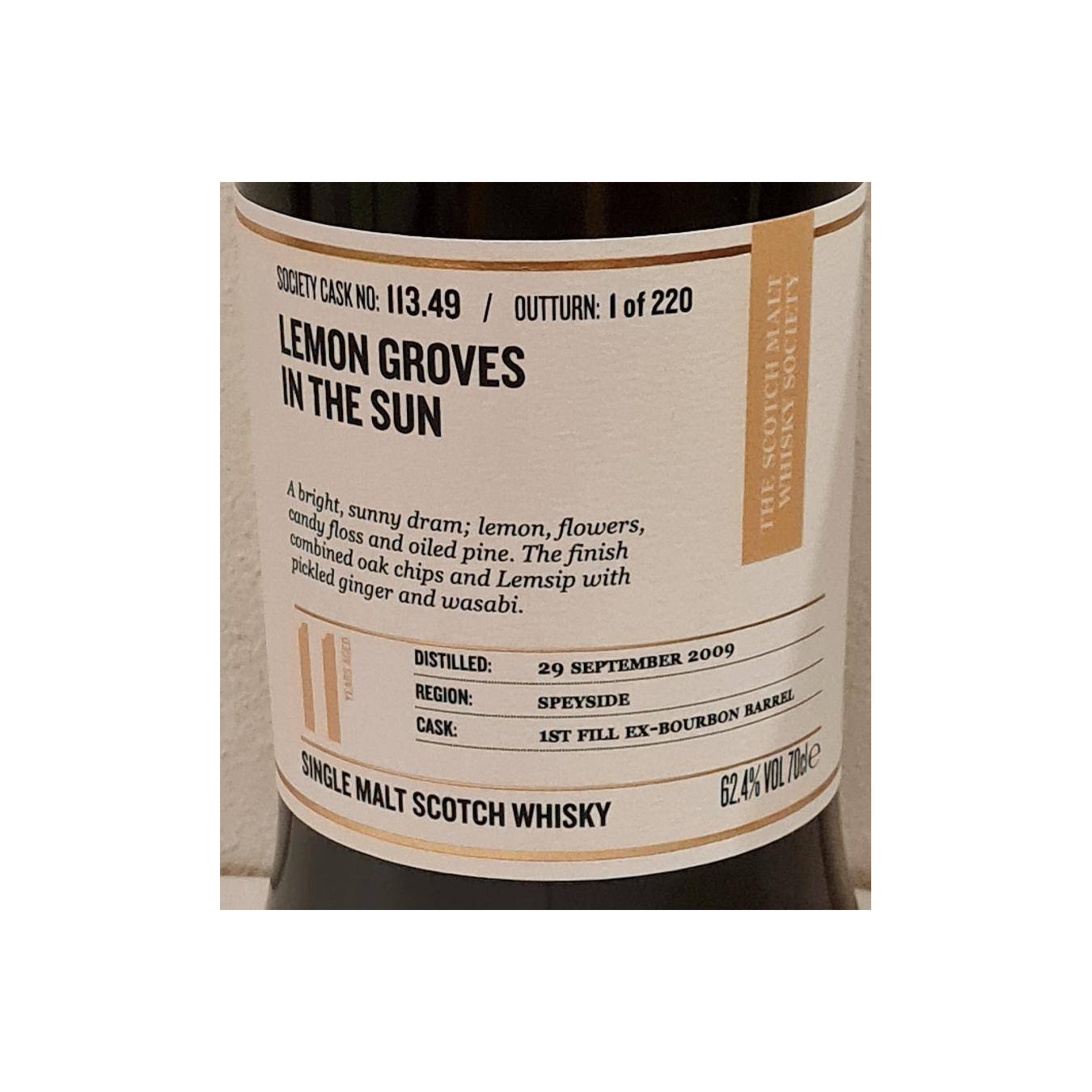 The Scotch Malt Whisky Society 2009 11 Years Single Malt Whisky 2
