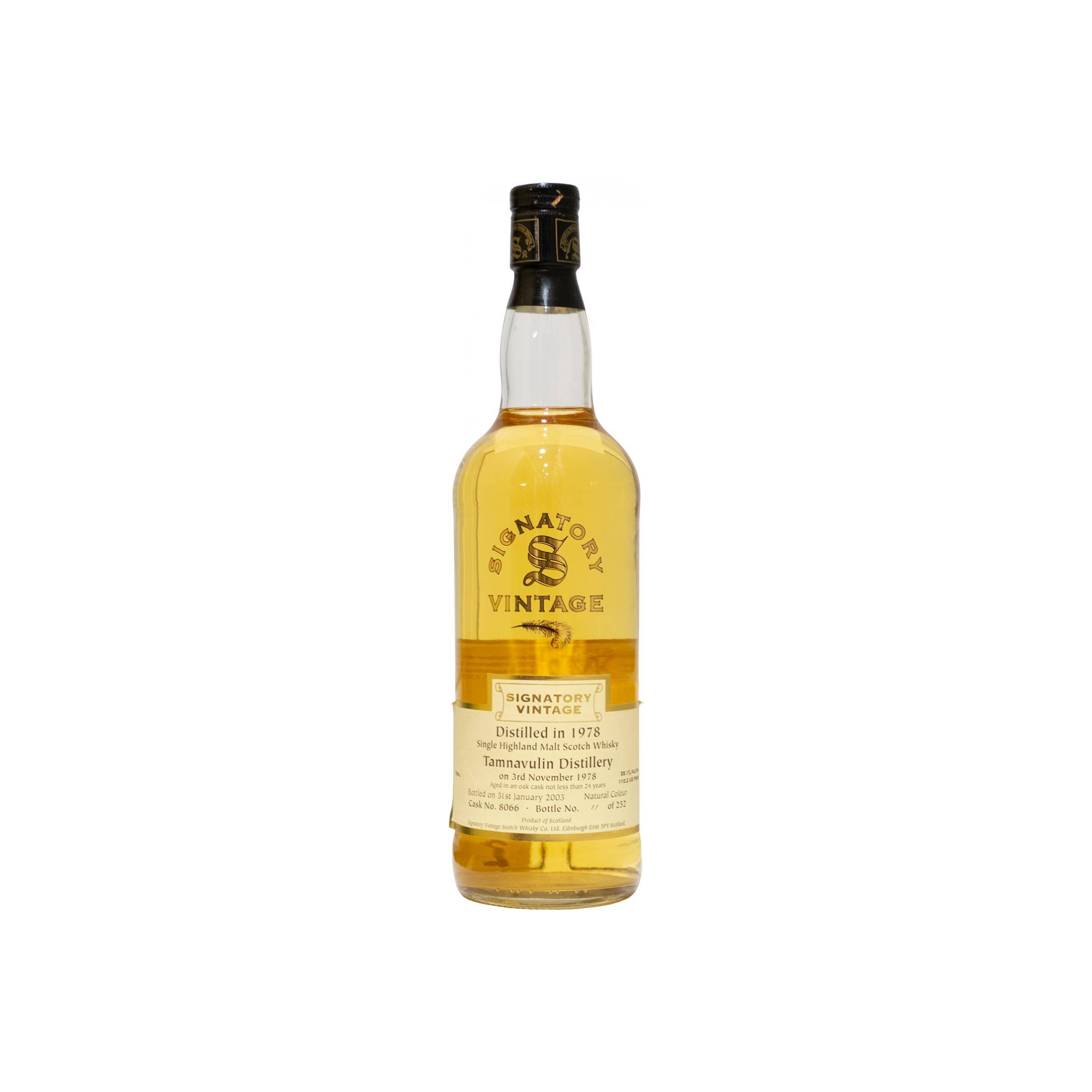 Tamnavulin Vintage Collection 1978 24 Years Single Malt Whisky