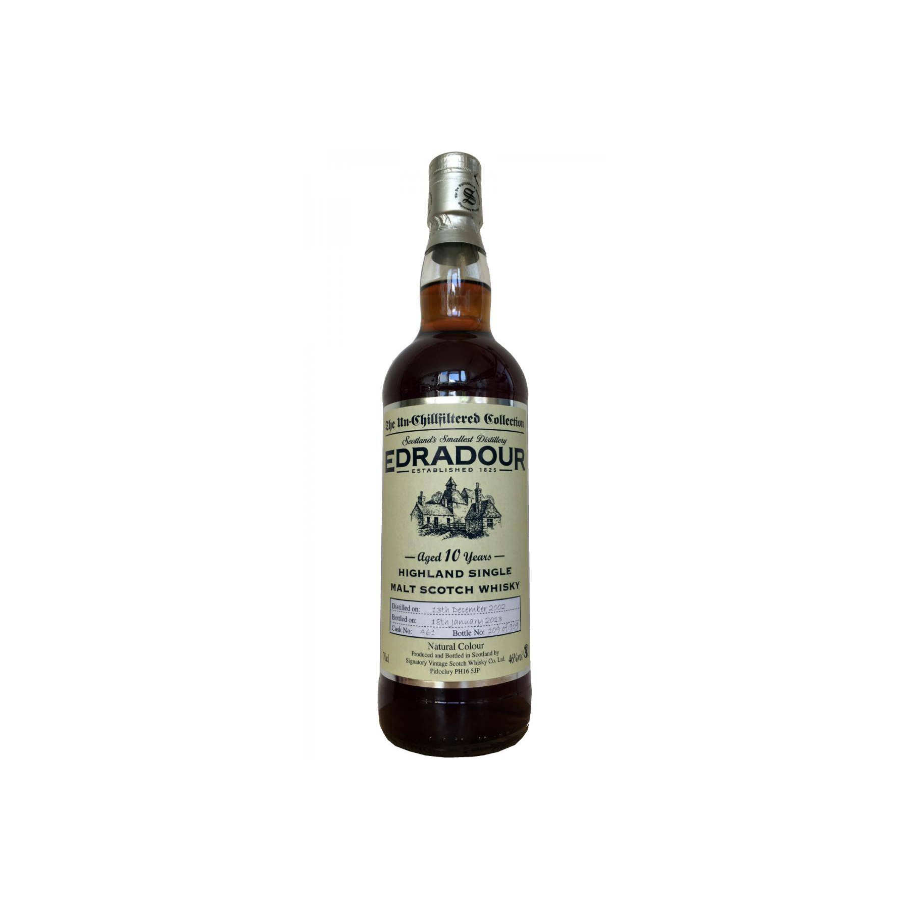 Edradour The Un-Chillfiltered Collection 2002 10 Years Single Malt Whisky