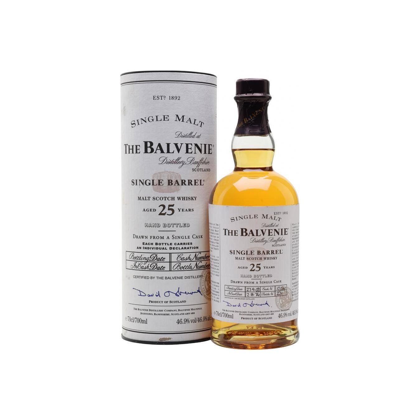 The Balvenie Single Cask 1974 25 Years Single Malt Whisky 2