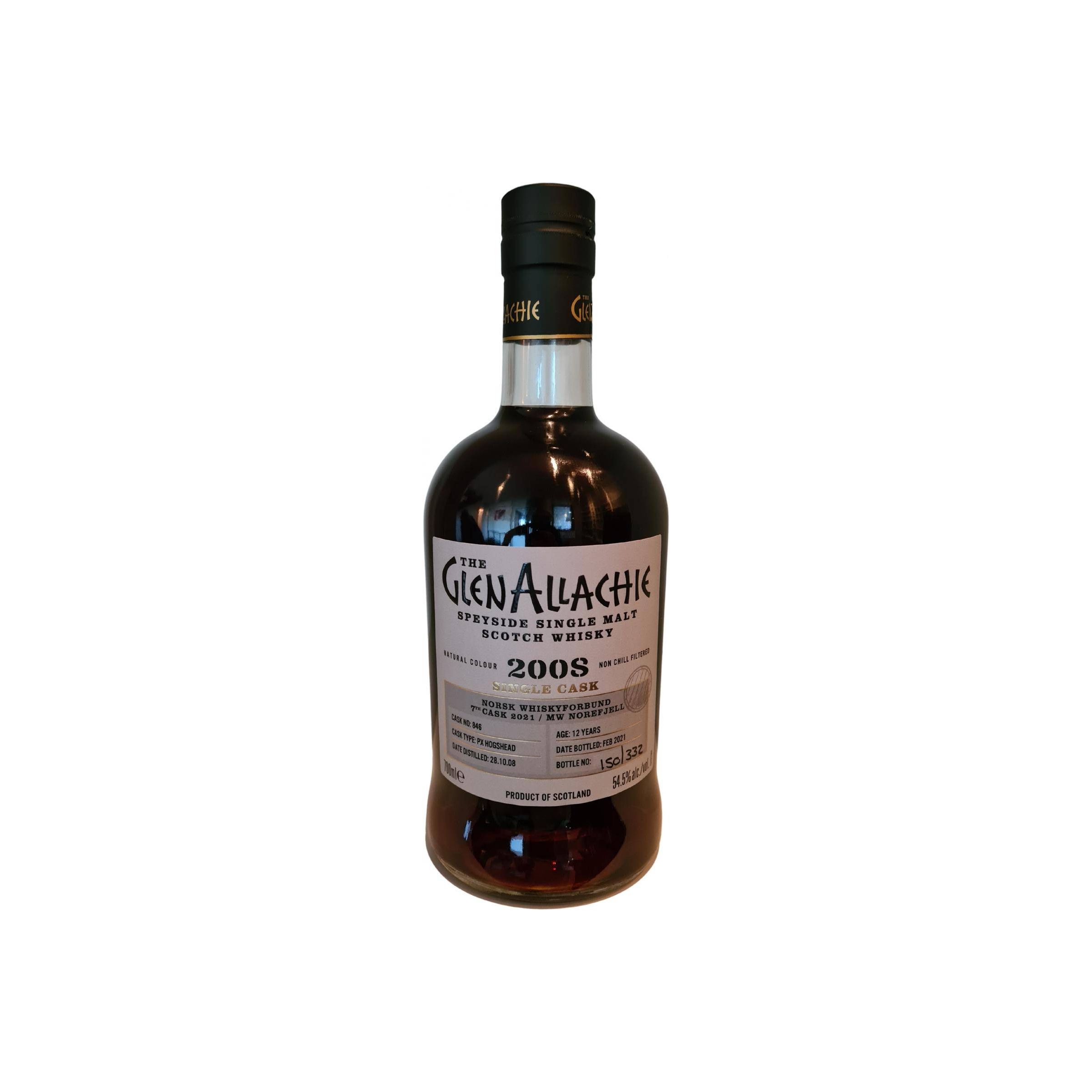 The GlenAllachie Single Cask 2008 12 Years Single Malt Whisky