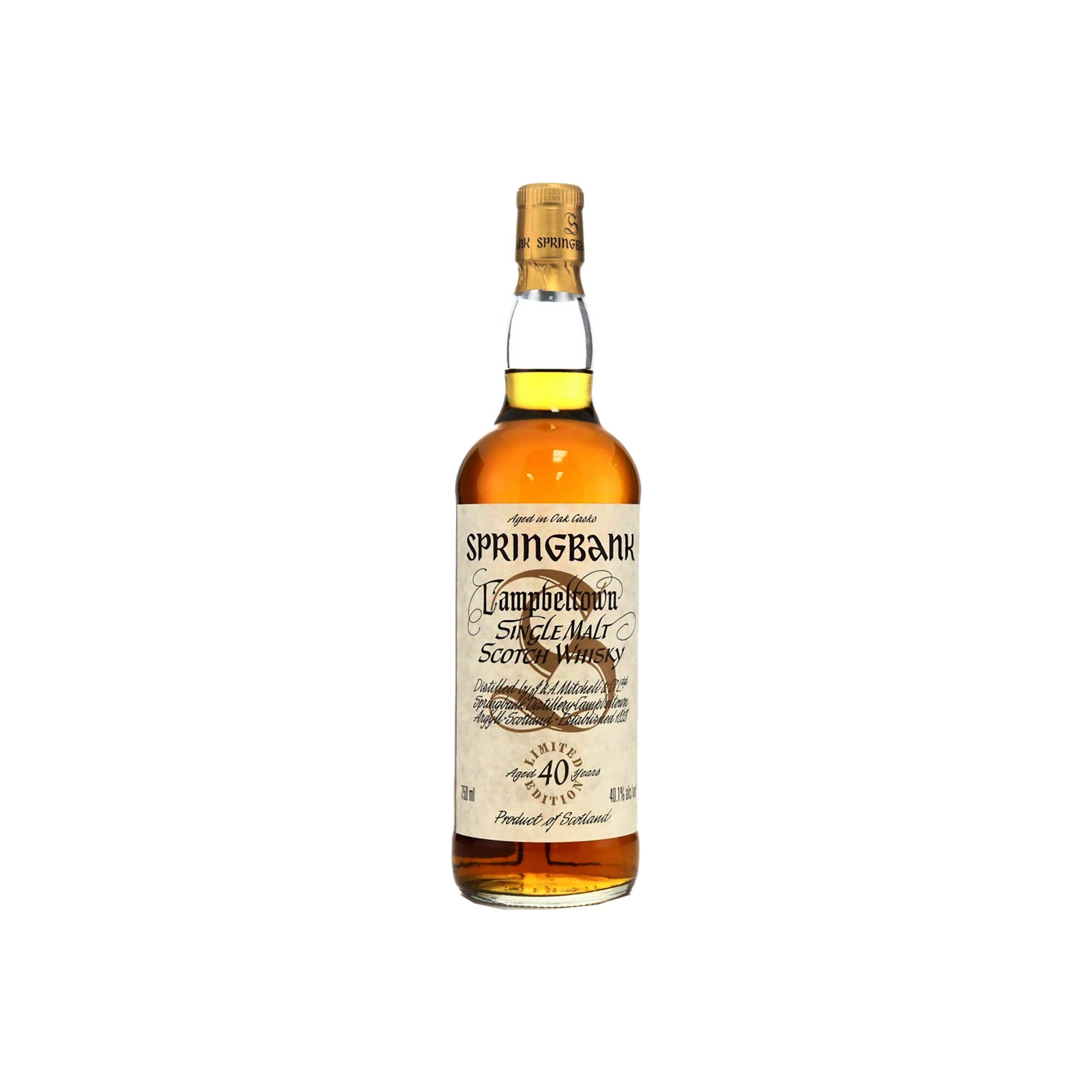 Springbank 40 Years Single Malt Whisky