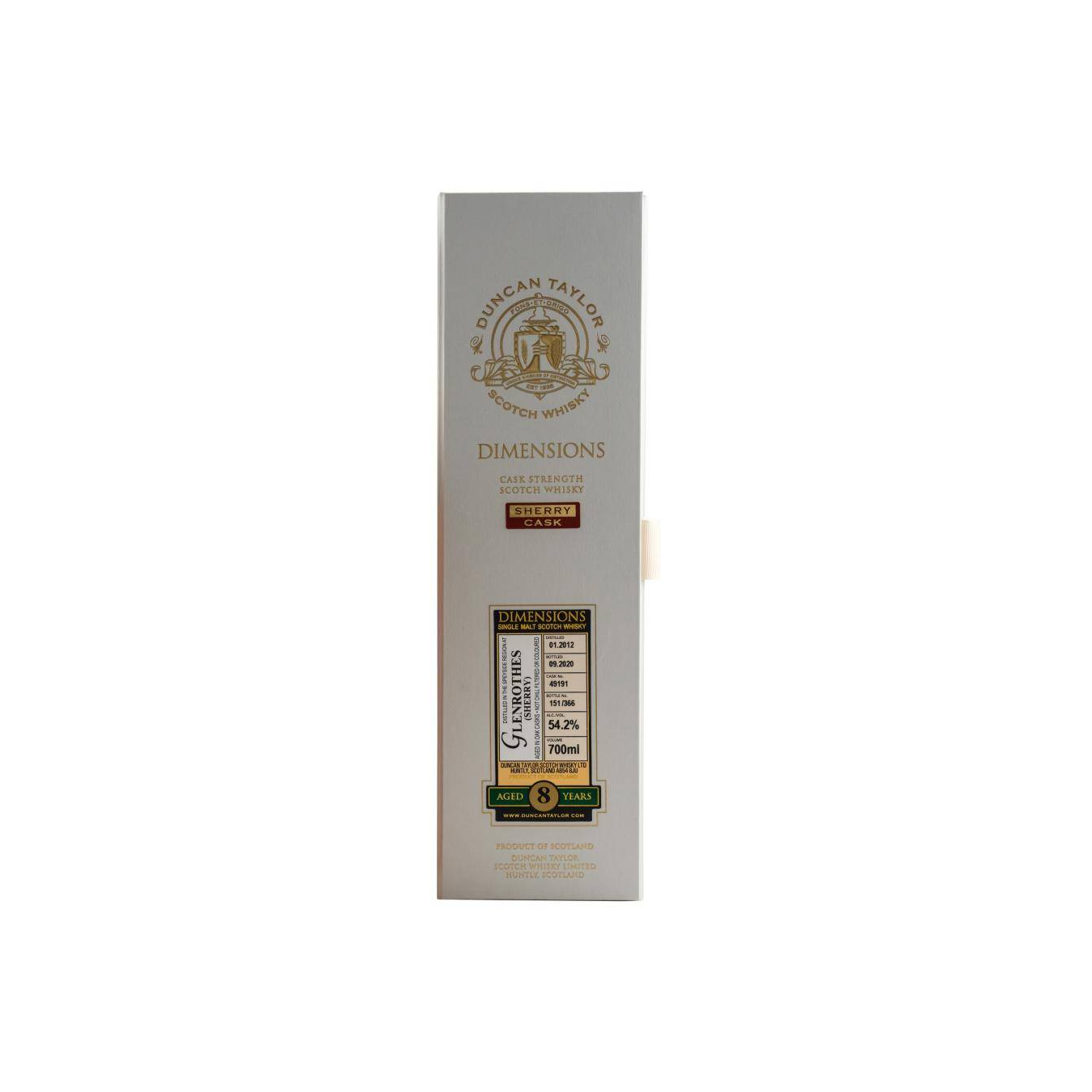 The Glenrothes Dimensions 2012 8 Years Single Malt Whisky 3