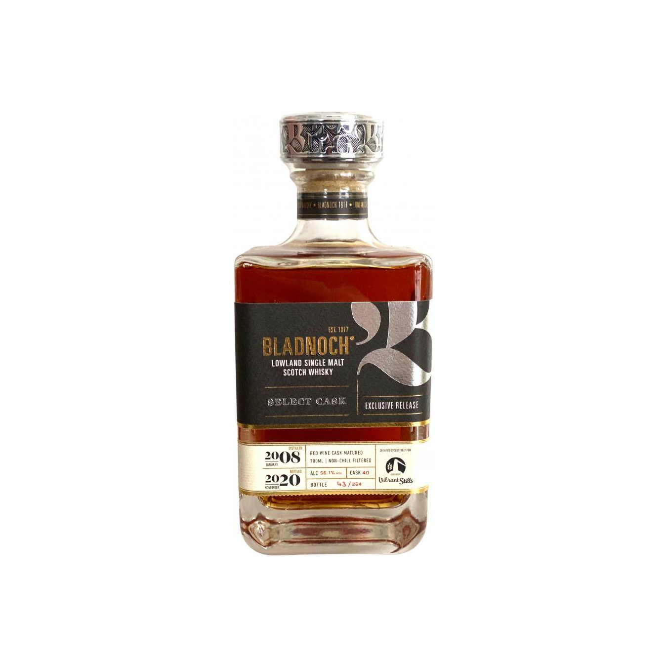 Bladnoch Single Cask 2008 12 Years Single Malt Whisky