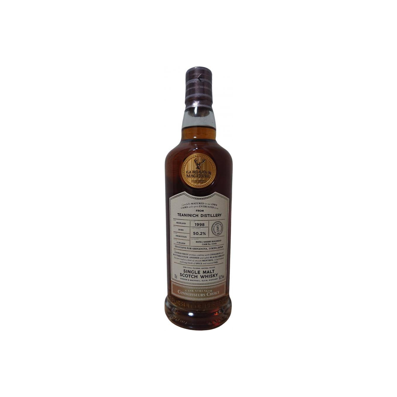 Teaninich Connoisseurs Choice - Cask Strength 1998 21 Years Single Malt Whisky