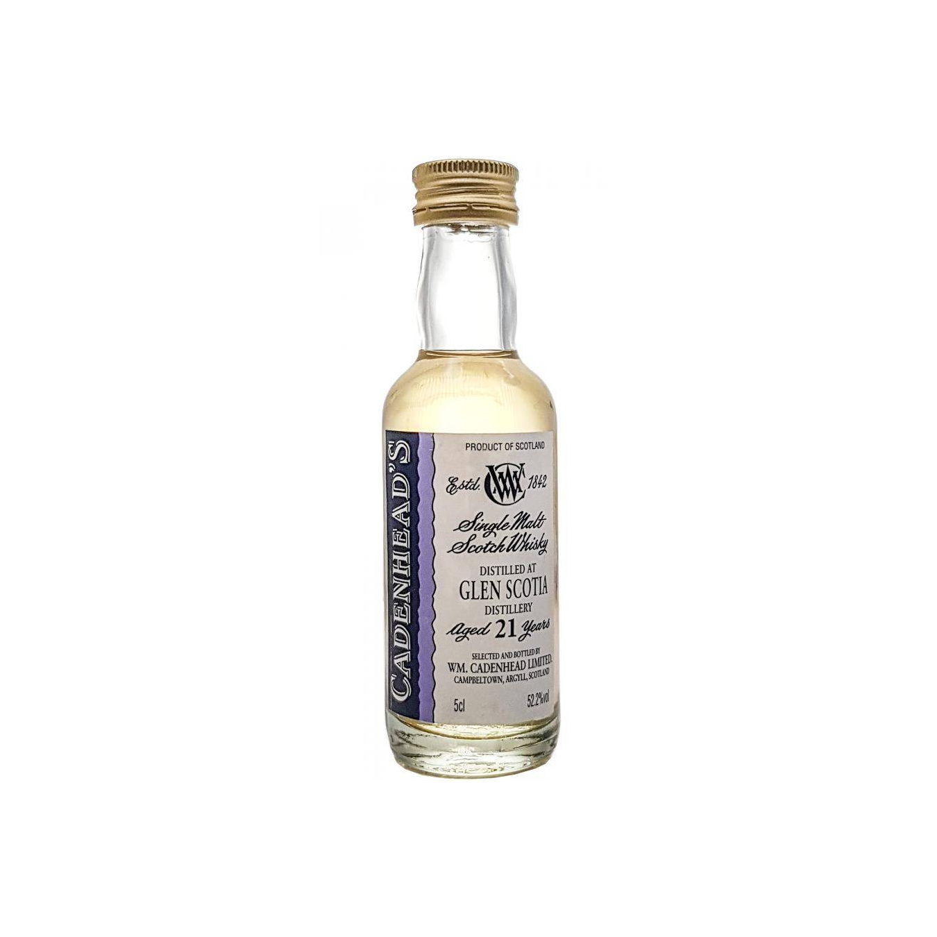 Glen Scotia Miniature 1992 21 Years Single Malt Whisky 2