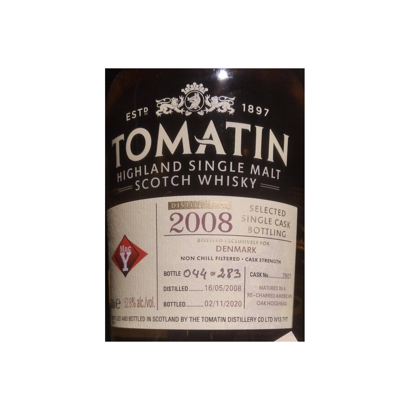Tomatin 2008 12 Years Single Malt Whisky