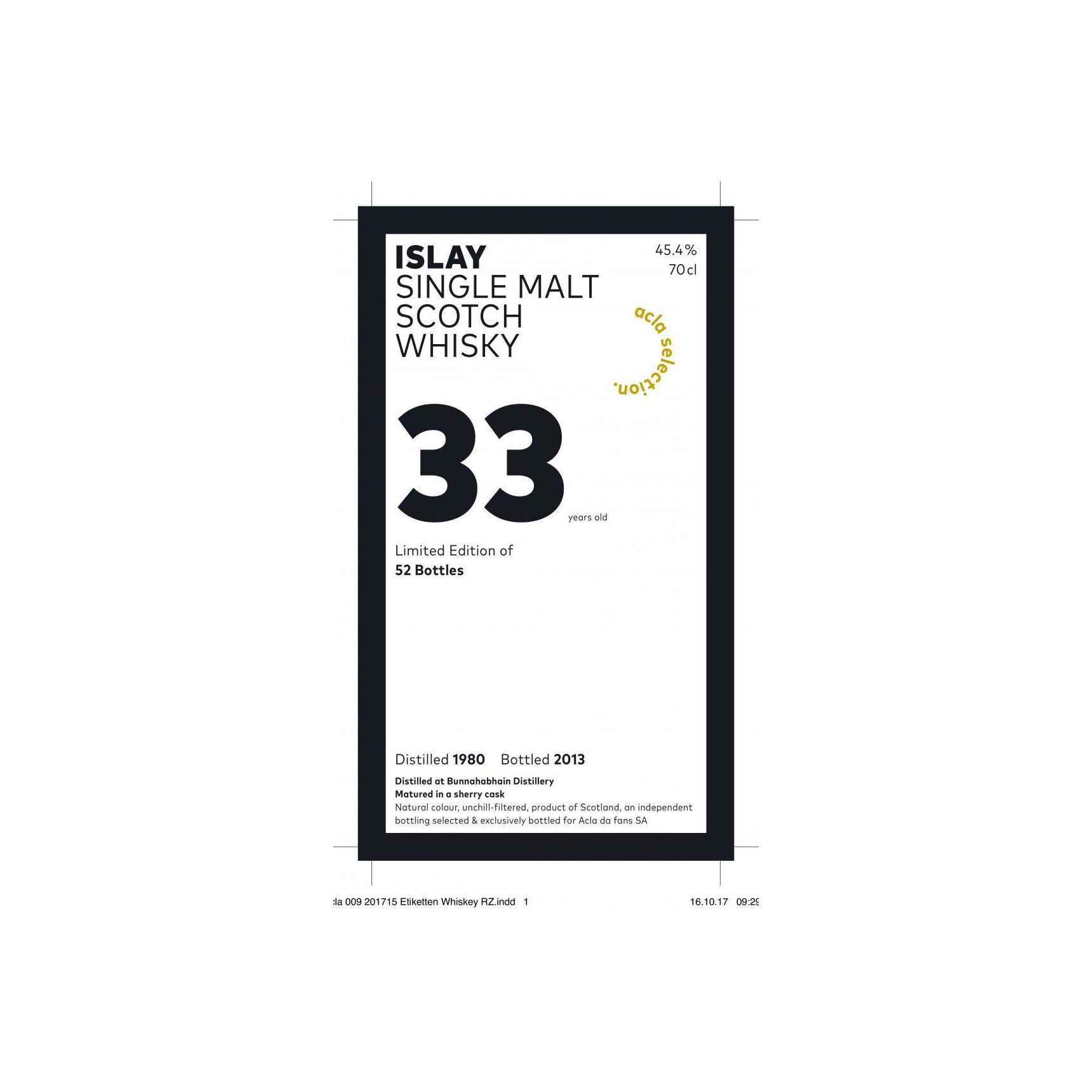Bunnahabhain 1980 33 Years Single Malt Whisky 2