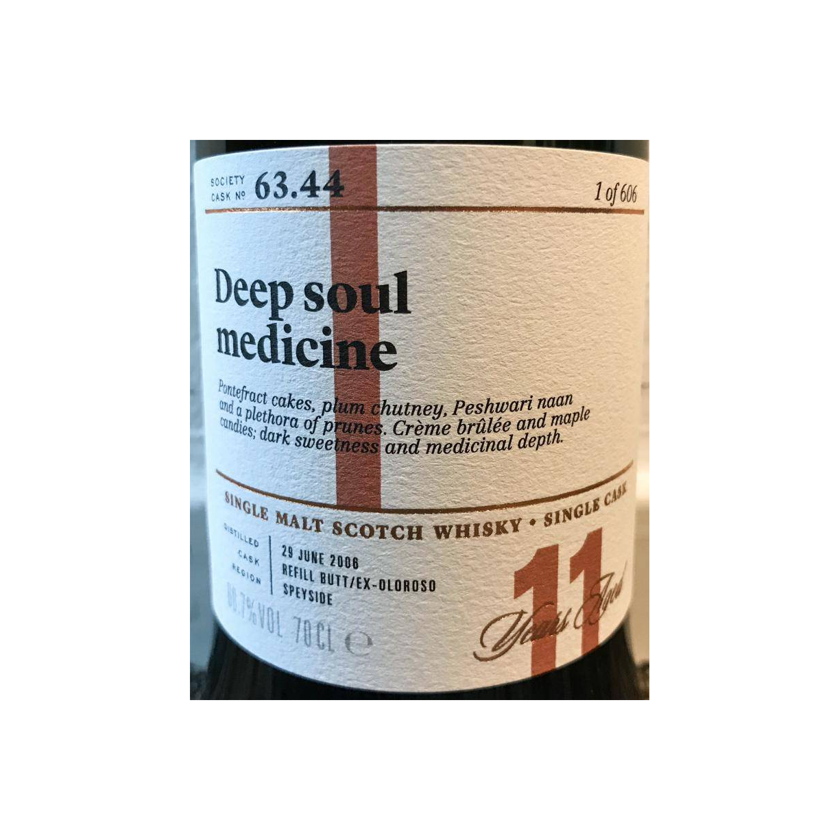 The Scotch Malt Whisky Society 2006 11 Years Single Malt Whisky 2