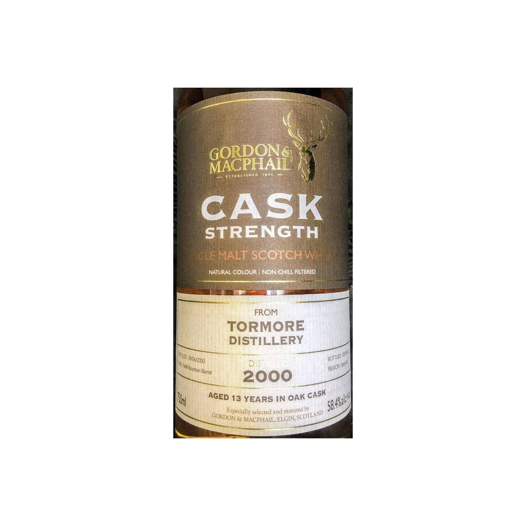 Tormore Cask Strength Collection 2000 13 Years Single Malt Whisky 2