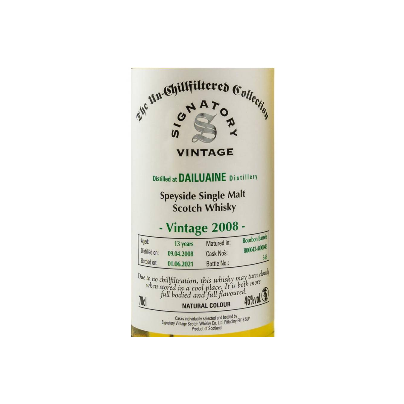 Dailuaine The Un-Chillfiltered Collection 2008 13 Years Single Malt Whisky 3