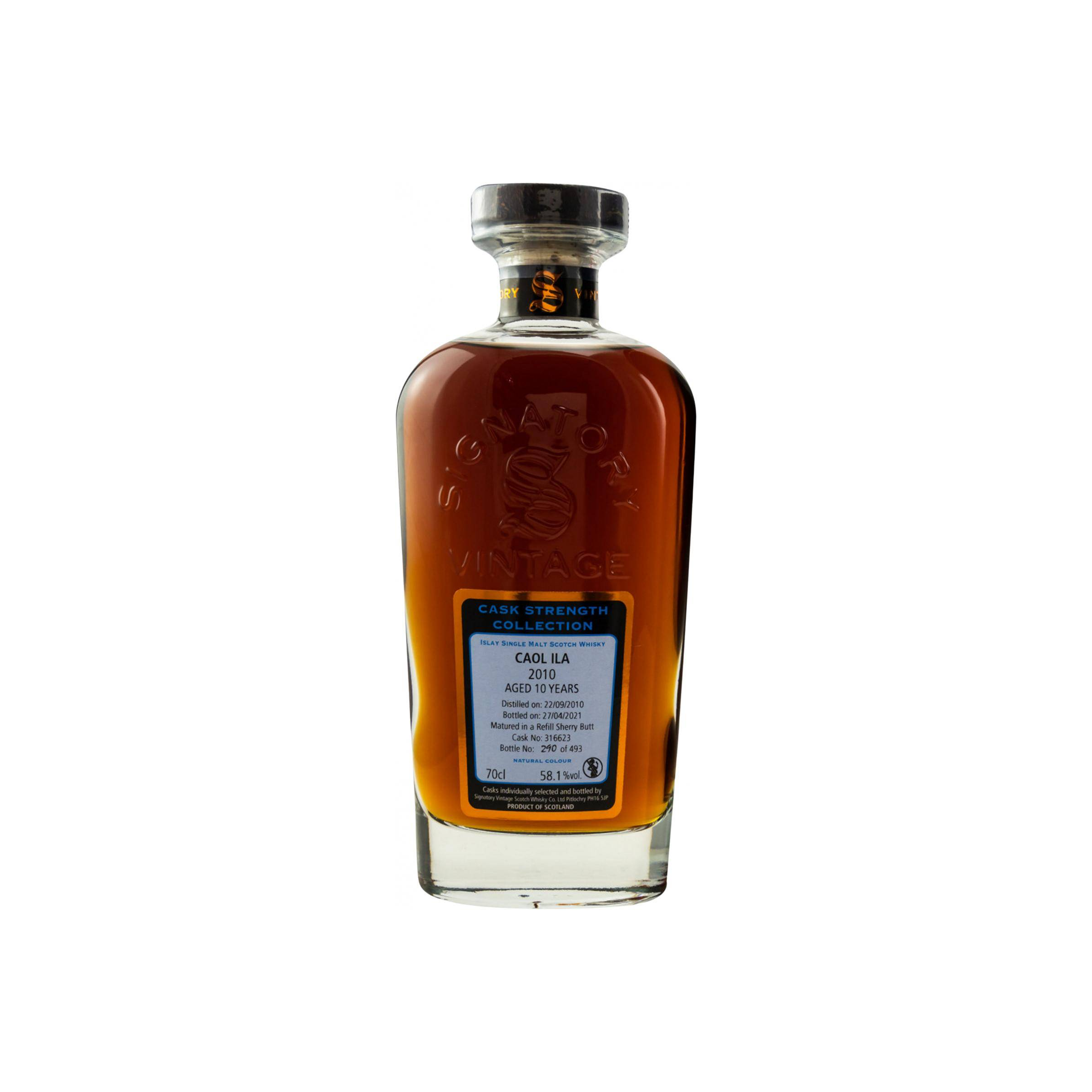 Caol Ila Cask Strength Collection 2010 10 Years Single Malt Whisky