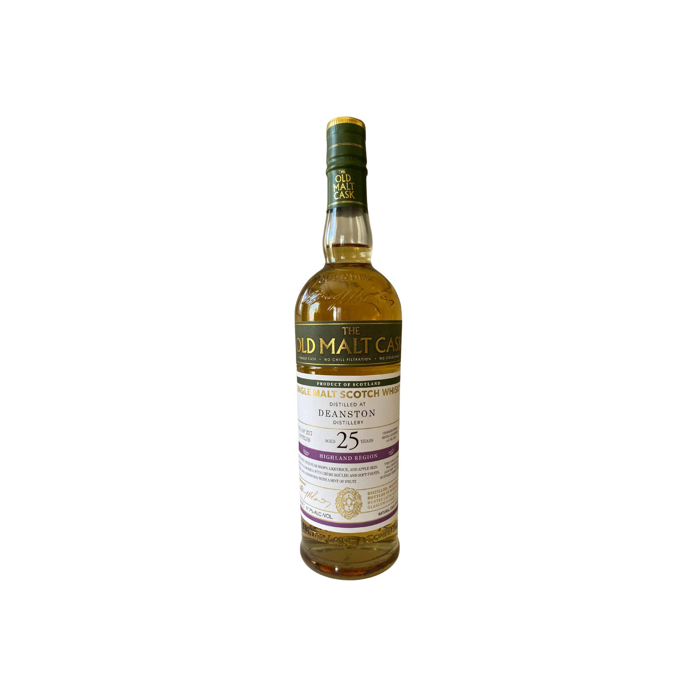 Deanston Old Malt Cask 1996 25 Years Single Malt Whisky