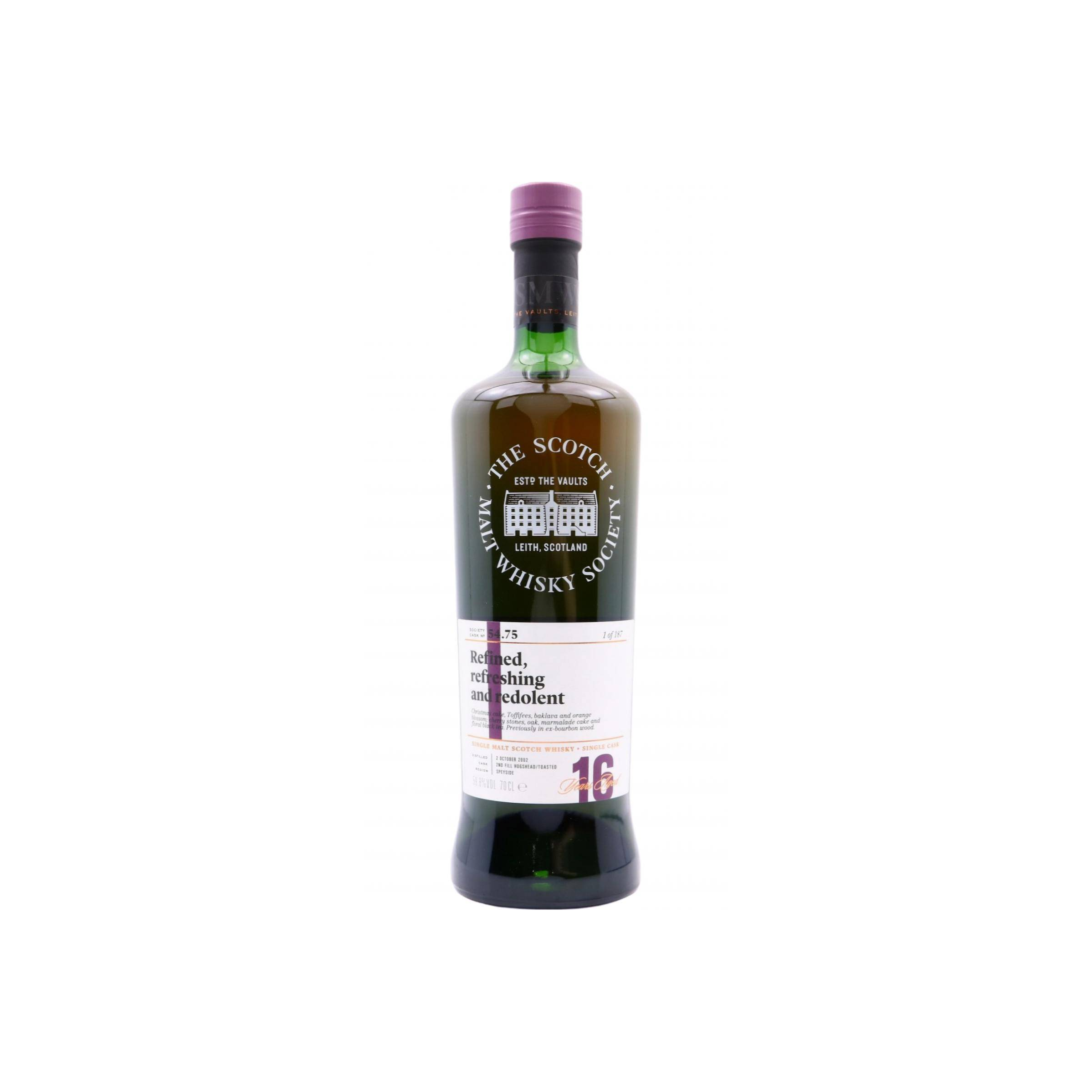 The Scotch Malt Whisky Society 2002 16 Years Single Malt Whisky