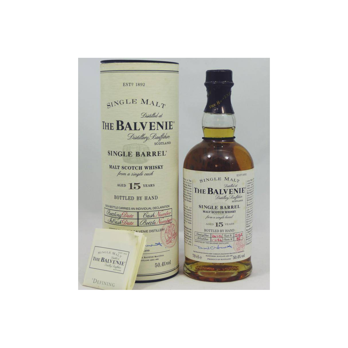 The Balvenie Single Cask 1984 15 Years Single Malt Whisky