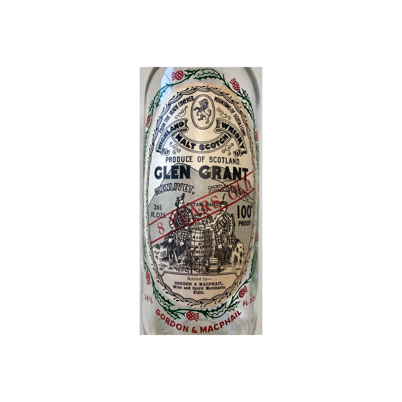 Glen Grant Licensed Bottling 8 Years Single Malt Whisky
