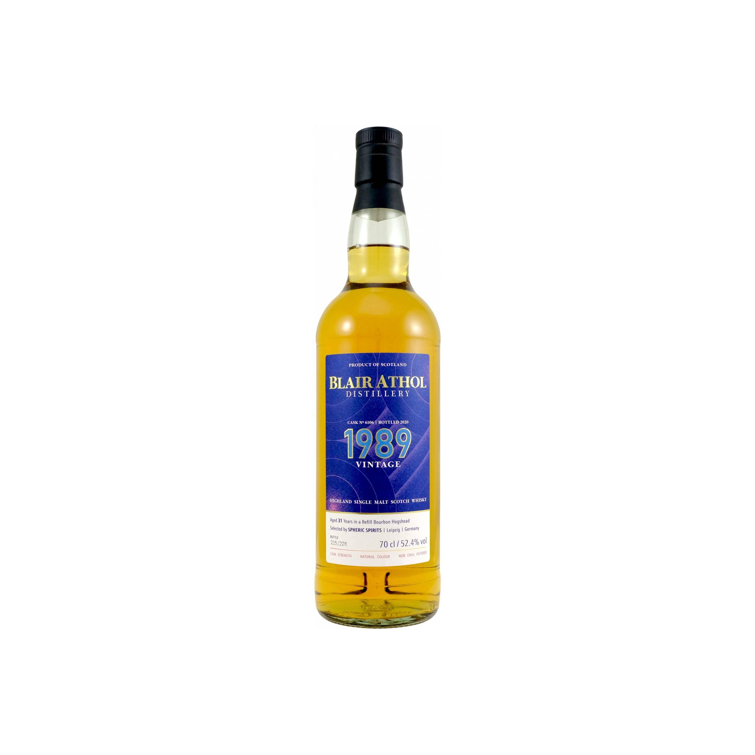 Blair Athol 1989 31 Years Single Malt Whisky