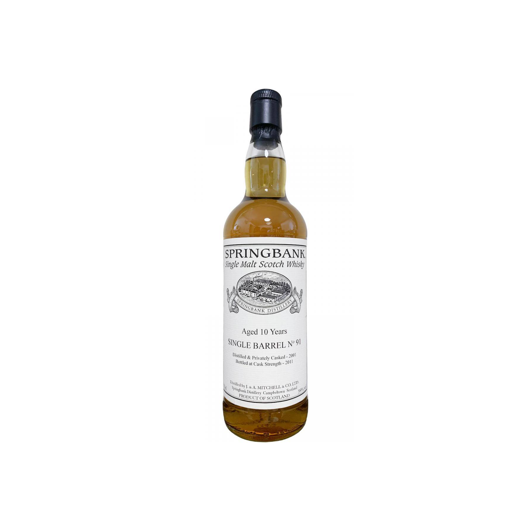 Springbank Private Bottling 2001 10 Years Single Malt Whisky